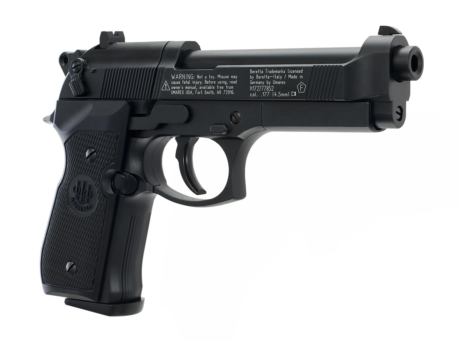 Beretta M92FS All Metal .177 Caliber Pellet Gun Air Pistol - CO2 Powered BB Gun for Target Shooting & Training | Realistic Replica for Outdoor Plinking & Home Defense Practice