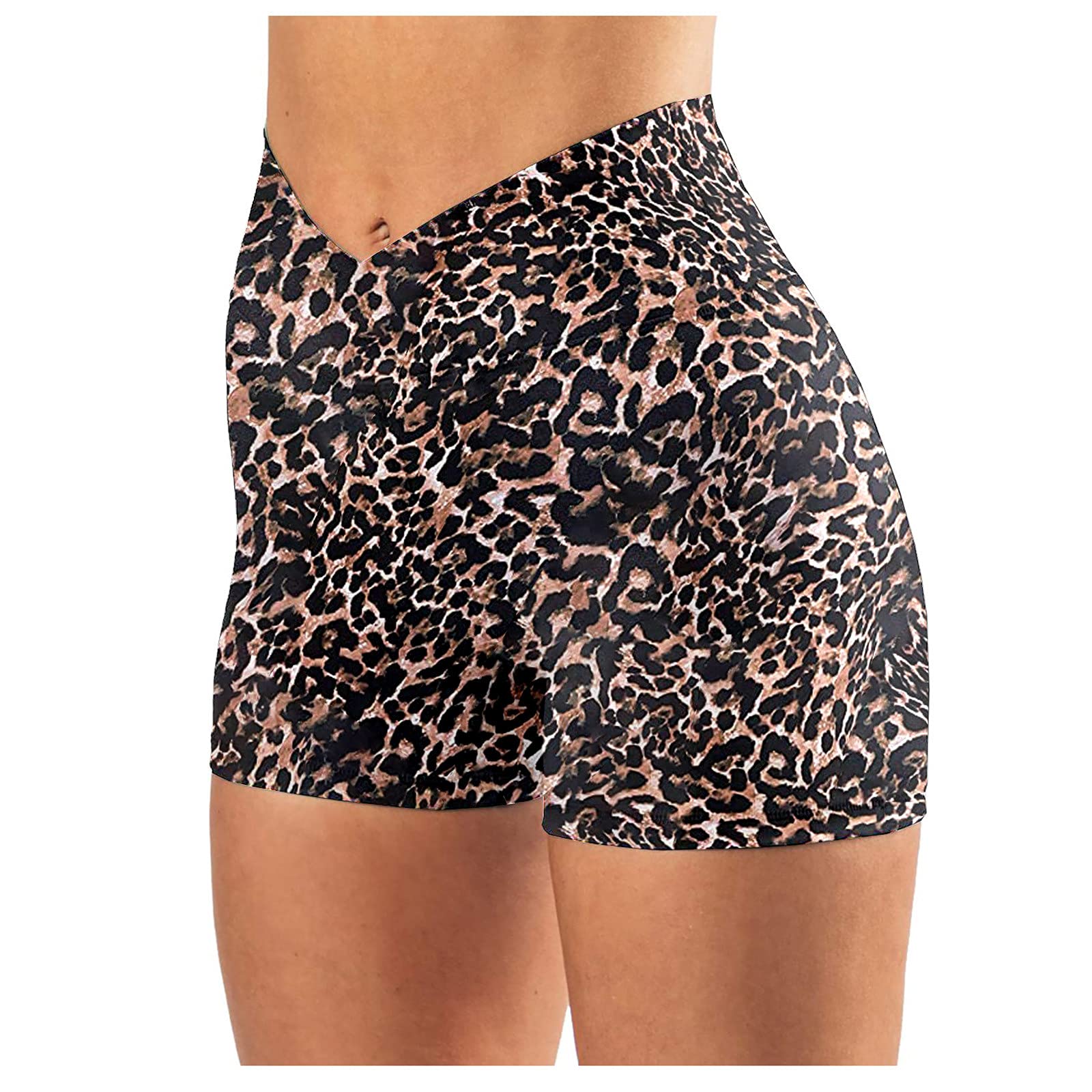 XXBR Women's Yoga Shorts with American Flag Print - High Waisted Athletic Workout Shorts for Running, Fitness & Sports - Perfect for 4th of July, Gym, Yoga & Outdoor Activities
