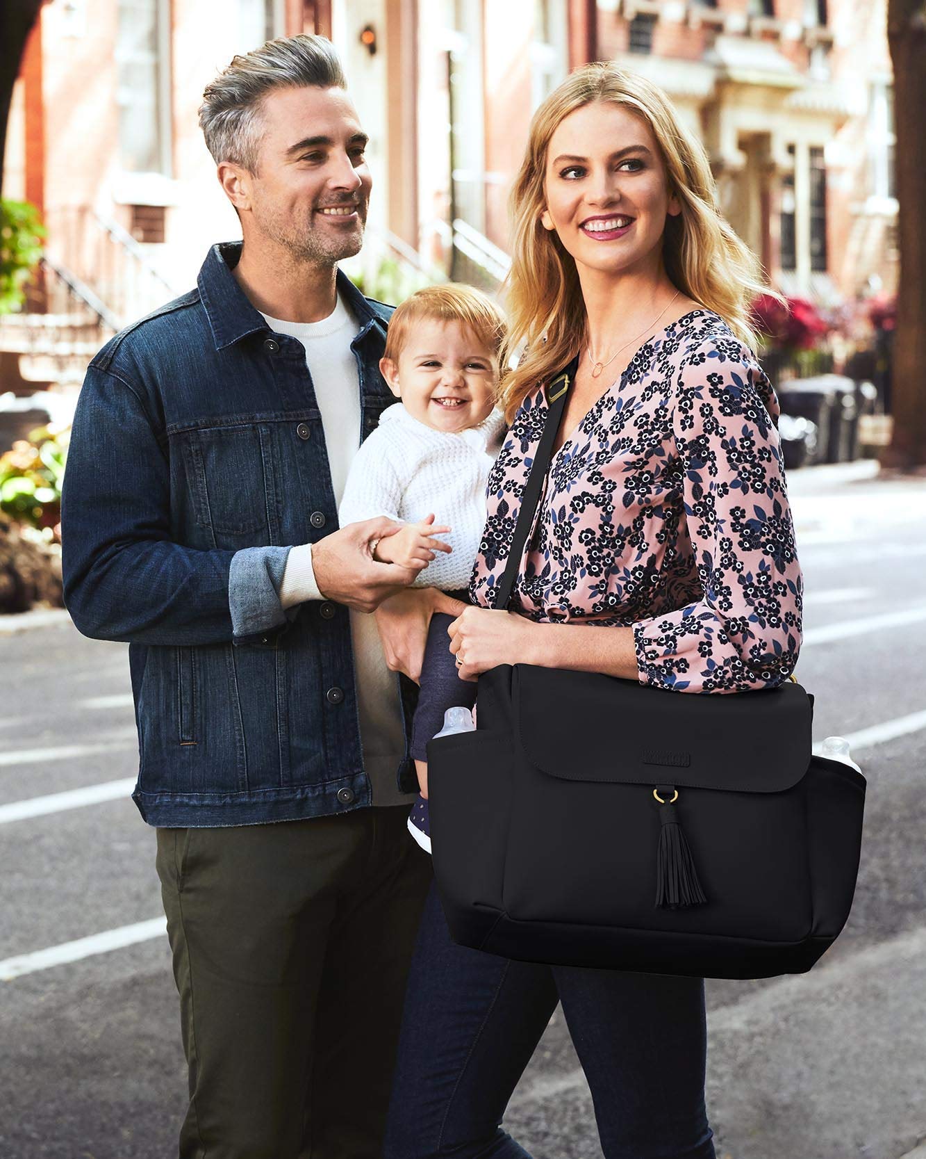 Skip Hop Greenwich Convertible Baby Changing Backpack Diaper Bag - Black, Lightweight 1.36kg for Travel, Daycare & On-the-Go Parents