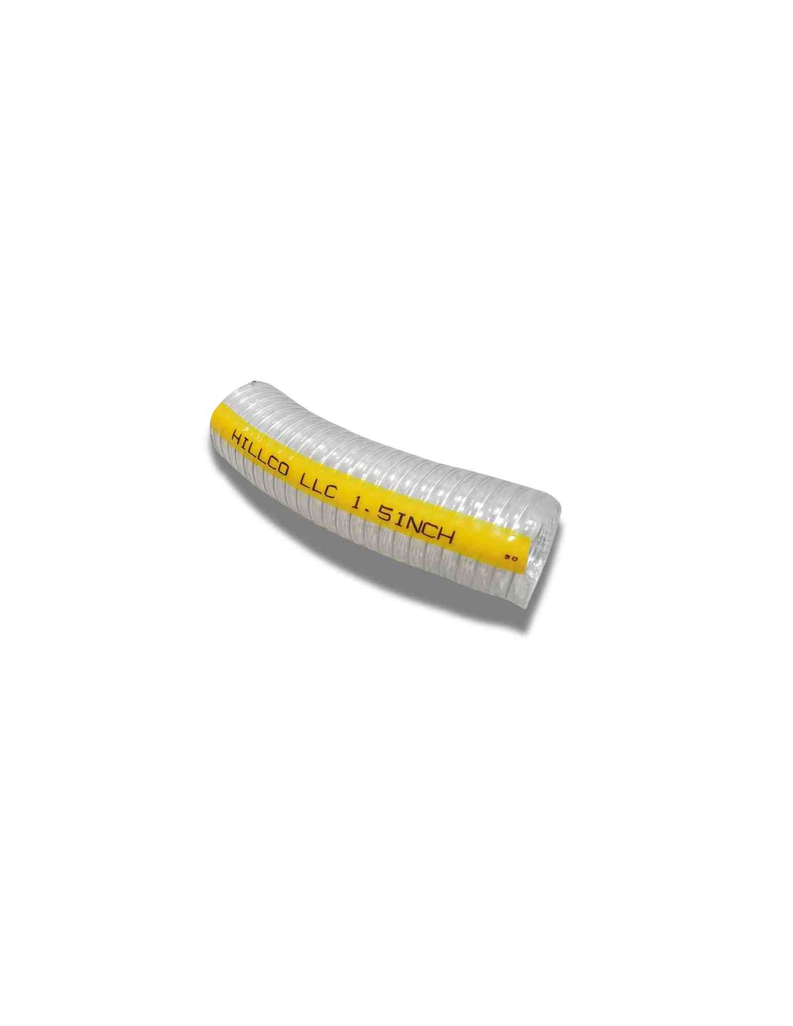 Speed Fill 1.25 Inch High Flow Suction Hose - Heavy Duty Industrial Transfer Pump Hose for Water, Oil, and Chemical Applications - Perfect for Agriculture, Construction, and Marine Use