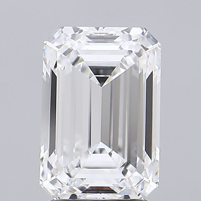 2.73 Carat D Color IF Clarity Lab-Created Emerald Cut Diamond for Engagement Rings & Fine Jewelry