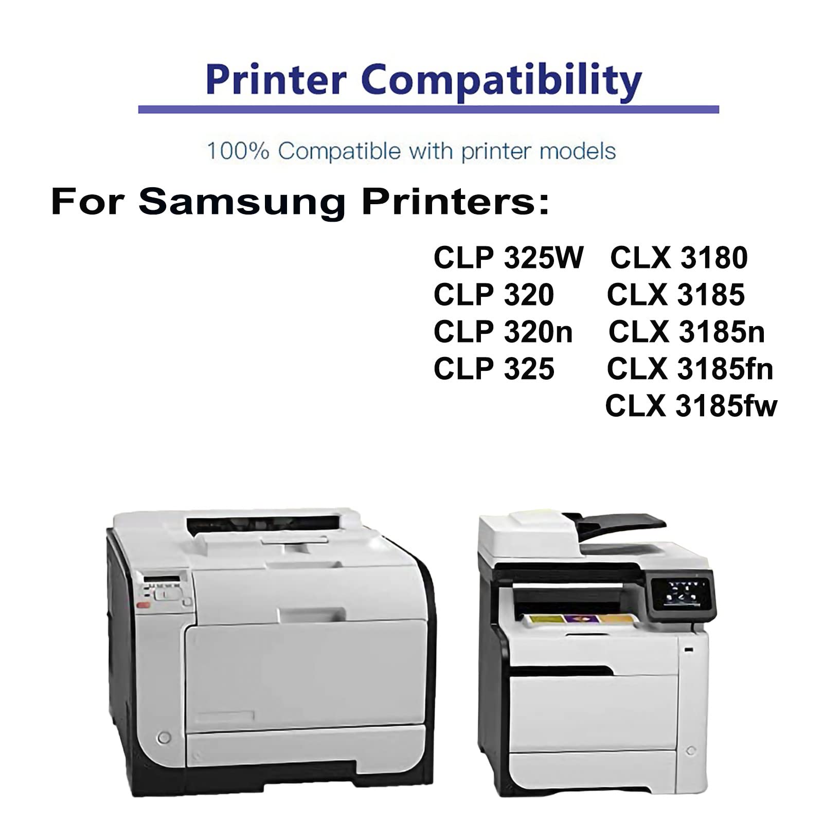 10-Pack Samsung CLP 325W/CLP 320/CLP 320n Compatible CLT-R409 Black Toner Drum Kit - Perfect for Office Printing & High Volume Document Production