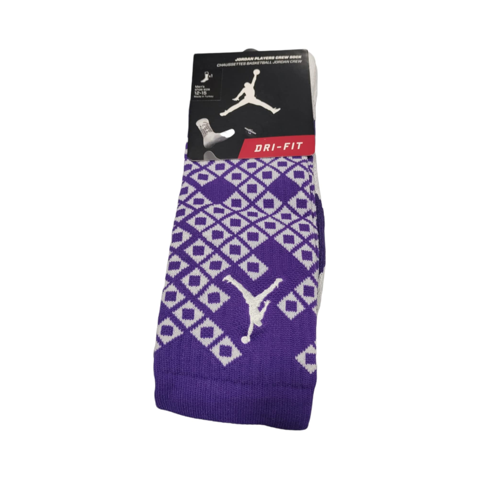 Jordan Men's Basketball Crew Socks - High-Performance Athletic Socks for Basketball, Gym & Casual Wear - Moisture-Wicking & Cushioned Support for Sports & Everyday Comfort