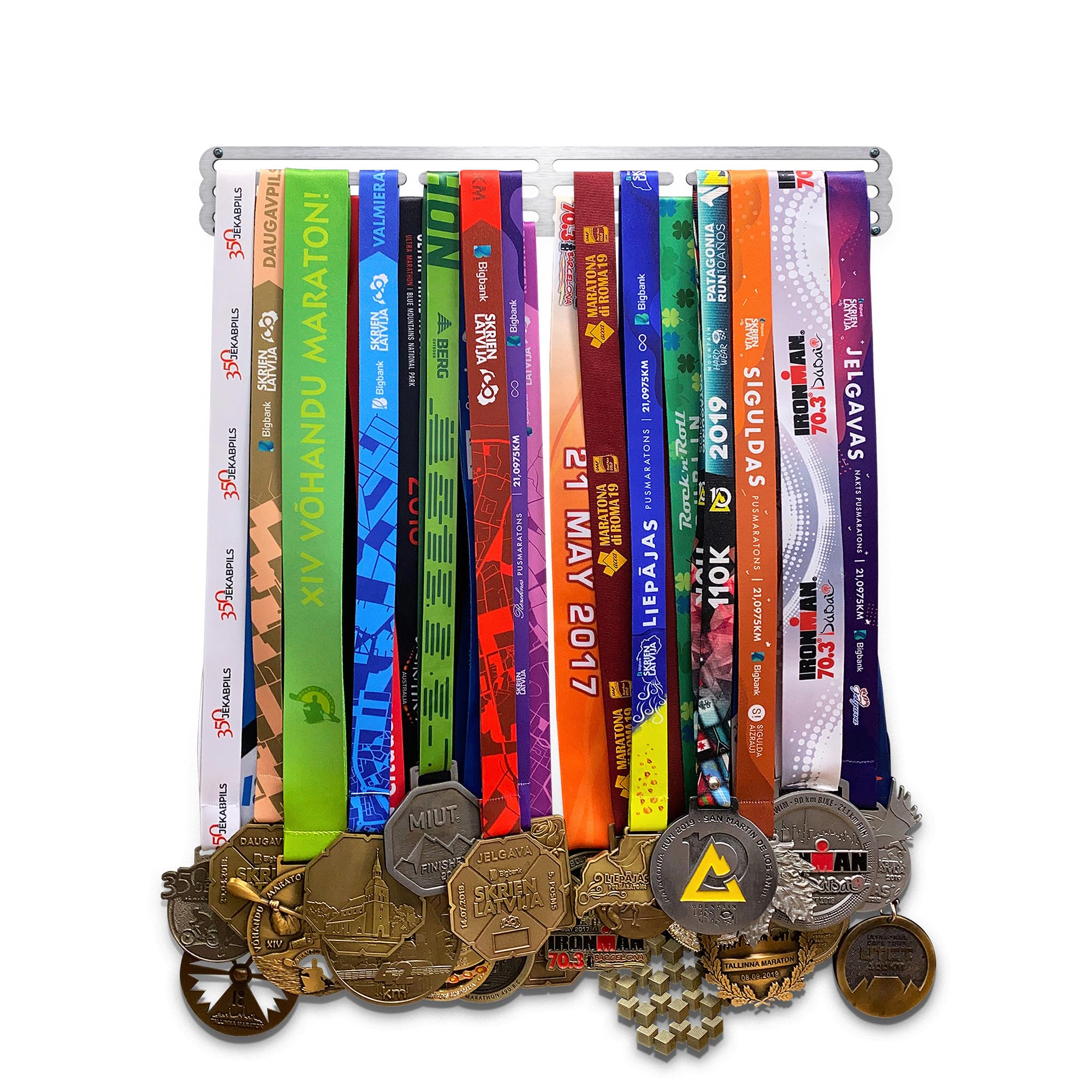 Beast Mode Medal Holder - Heavy Duty Steel Medal Hanger Display Rack for Awards & Trophies - Perfect for Sports Competitions, Marathons, and Achievement Displays