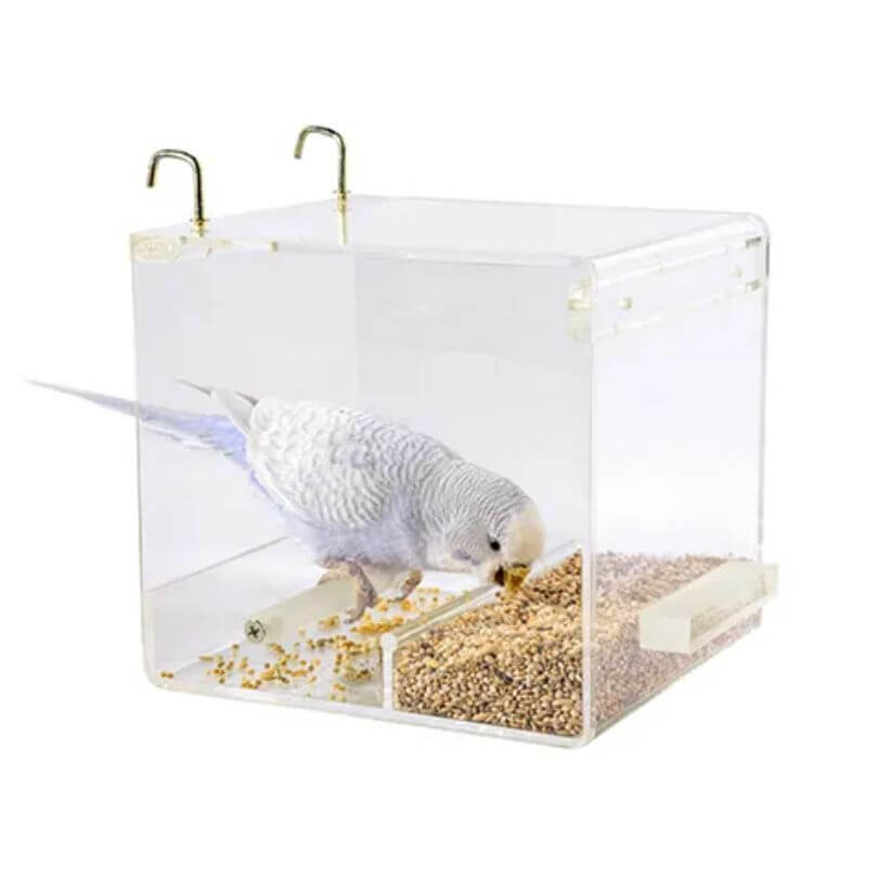 Mess-Free Bird Feeder for Outdoor Gardens - Bainbridge Squirrel-Proof Hanging Bird Feeder with Drainage Holes, Perfect for Backyards, Patios & Bird Watching Enthusiasts