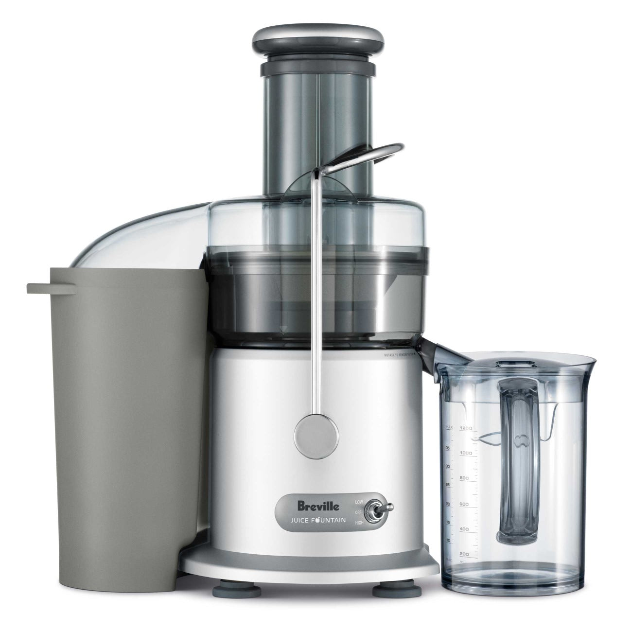 Breville the Juice Fountain Plus - High-Speed Juicer for Fresh Fruits & Vegetables | Perfect for Healthy Smoothies, Detox Drinks & Family Breakfasts
