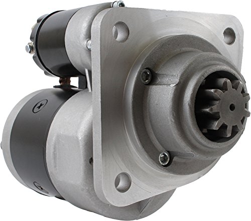 RAREELECTRICAL New Gear Reduction Starter Replacement for Case 221 724A 744A - Compatible with Models 436077, IS0889, 0-001-367-001 - Perfect for Construction & Agricultural Equipment