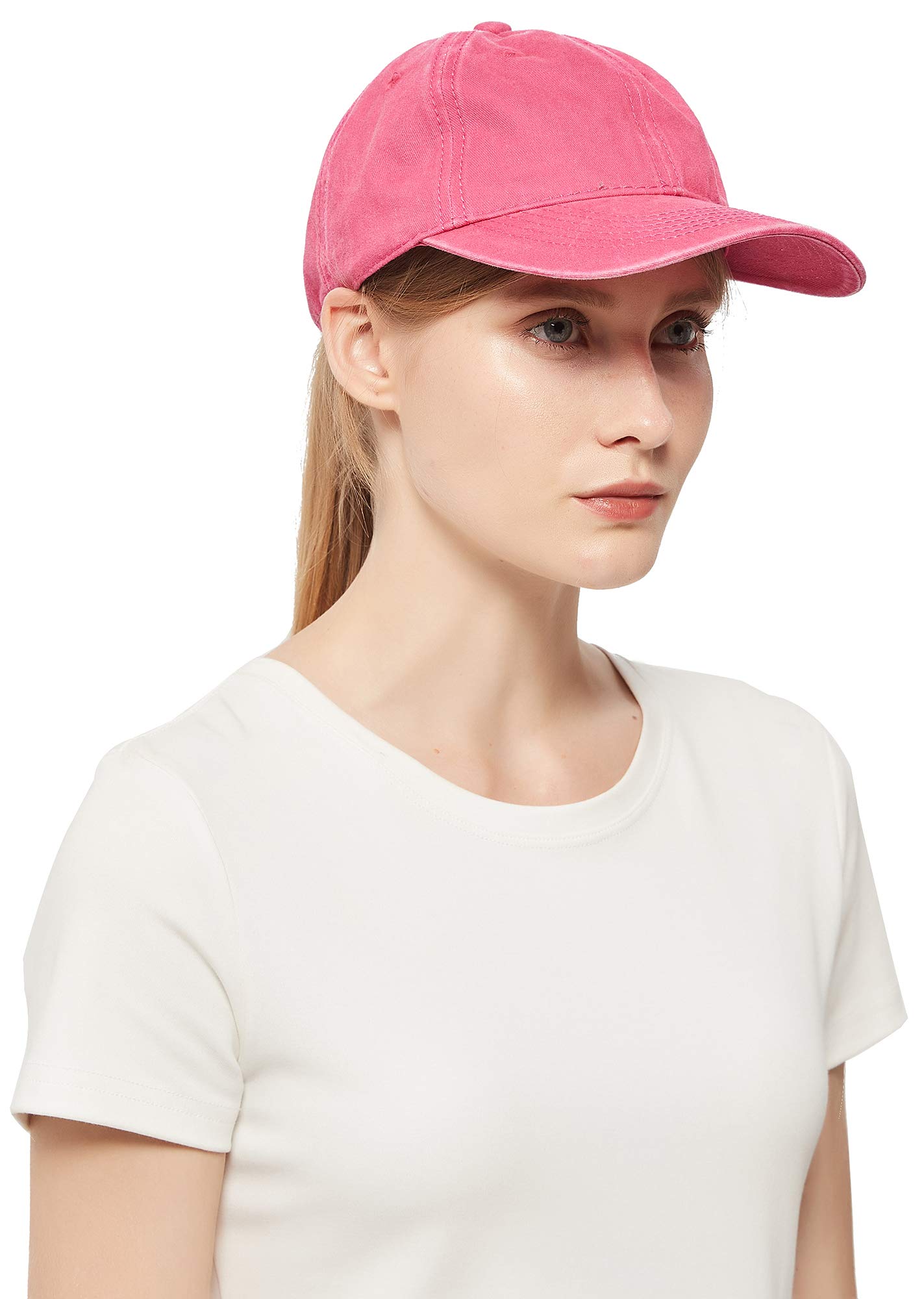 Unisex Washed Adjustable Denim Dad Hat - Vintage Baseball Cap for Men & Women - DIY Plain Hat for Casual Wear, Outdoor Activities & Fashion Accessories