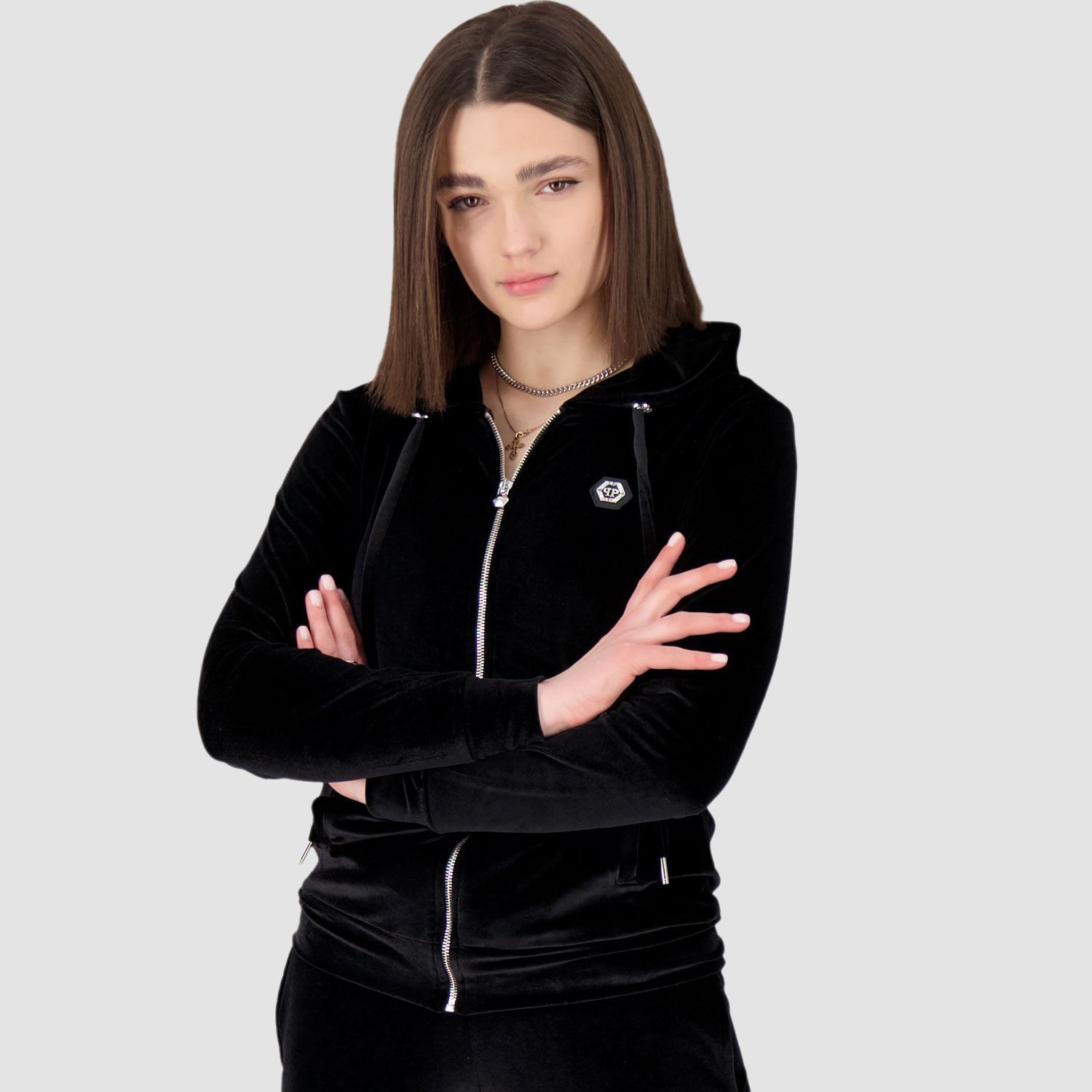 Philipp Plein Black Teddy Bear Hoodie - Stylish & Cozy Pullover for Men & Women | Perfect for Casual Wear, Street Fashion & Winter Outfits