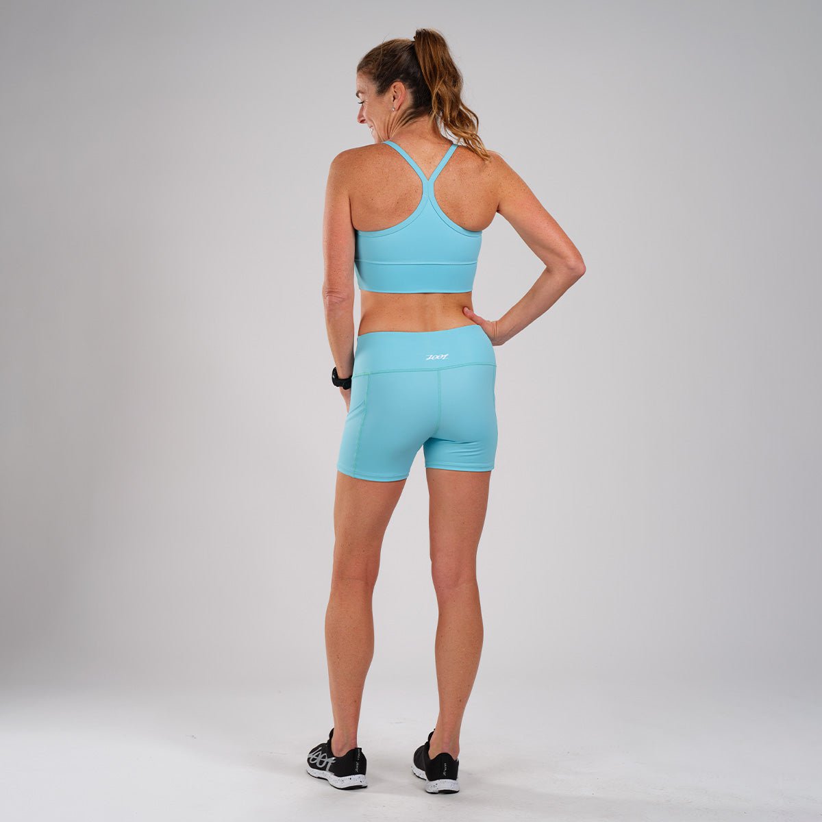 Women's Running Shorts - LTD Run Pulse Shorts in Turquoise | Lightweight & Breathable for Workouts, Jogging & Gym