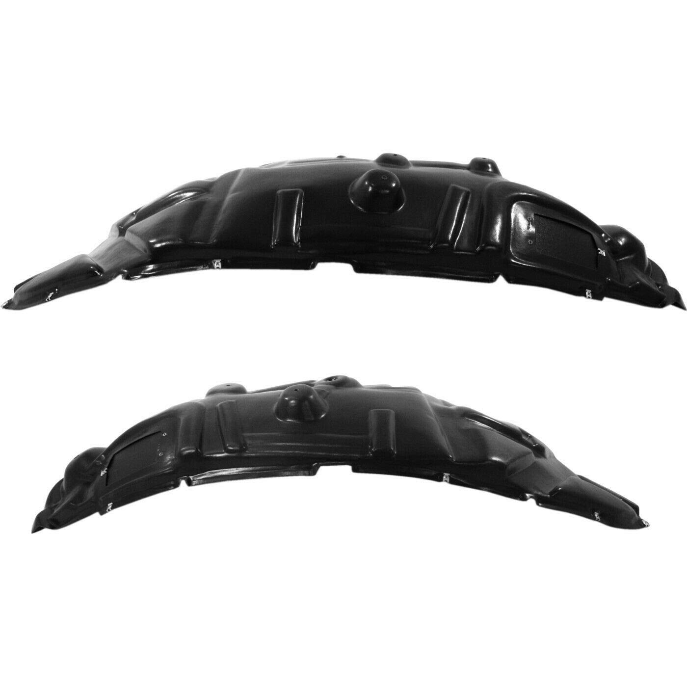 Fender Liner Set - Front Left & Right (2Pc) 55112806AA CH1249179 55112807AA CH1248179 | Perfect Fit for Jeep Wrangler & Dodge Ram Off-Road Protection