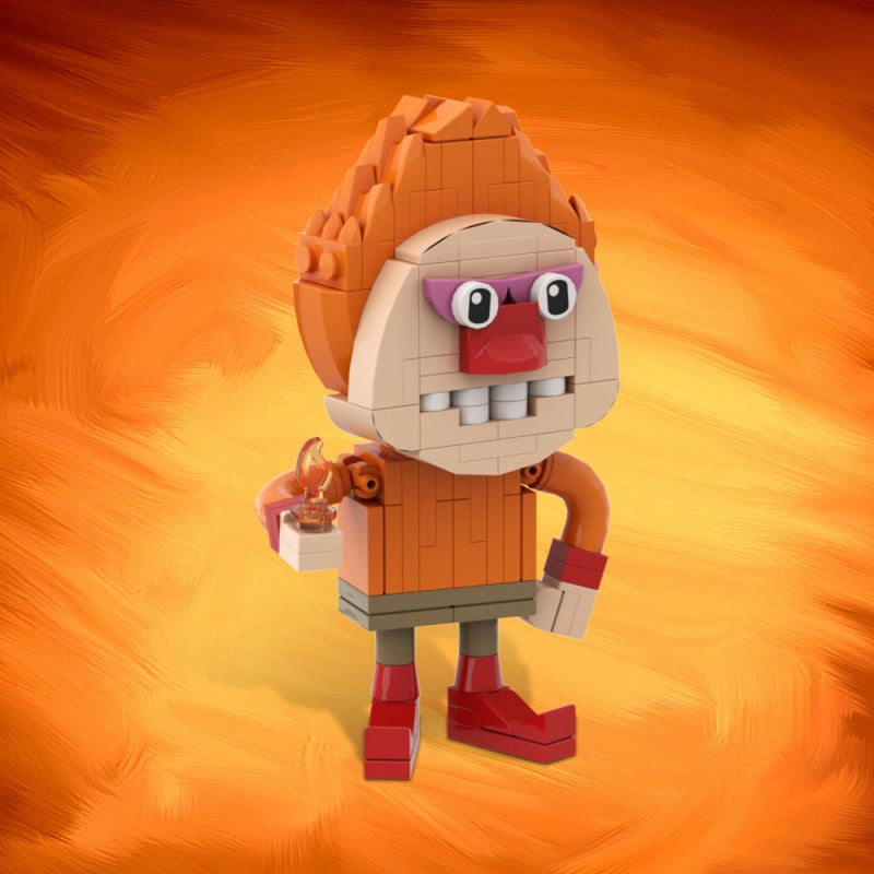 221PCS Snow Miser & Heat Miser Christmas Building Blocks Set - Creative Holiday Gift for Kids & Adults | Perfect for Christmas Decorations & Winter Themed DIY Projects