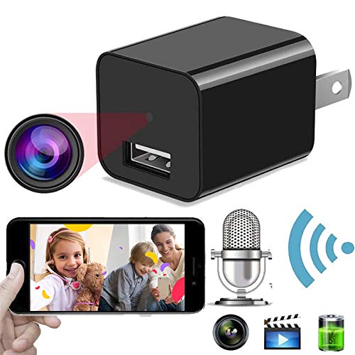 Spy Spot USB Wall Plug Hidden Camera - Mini Covert Surveillance Device for Home Security & Office Monitoring