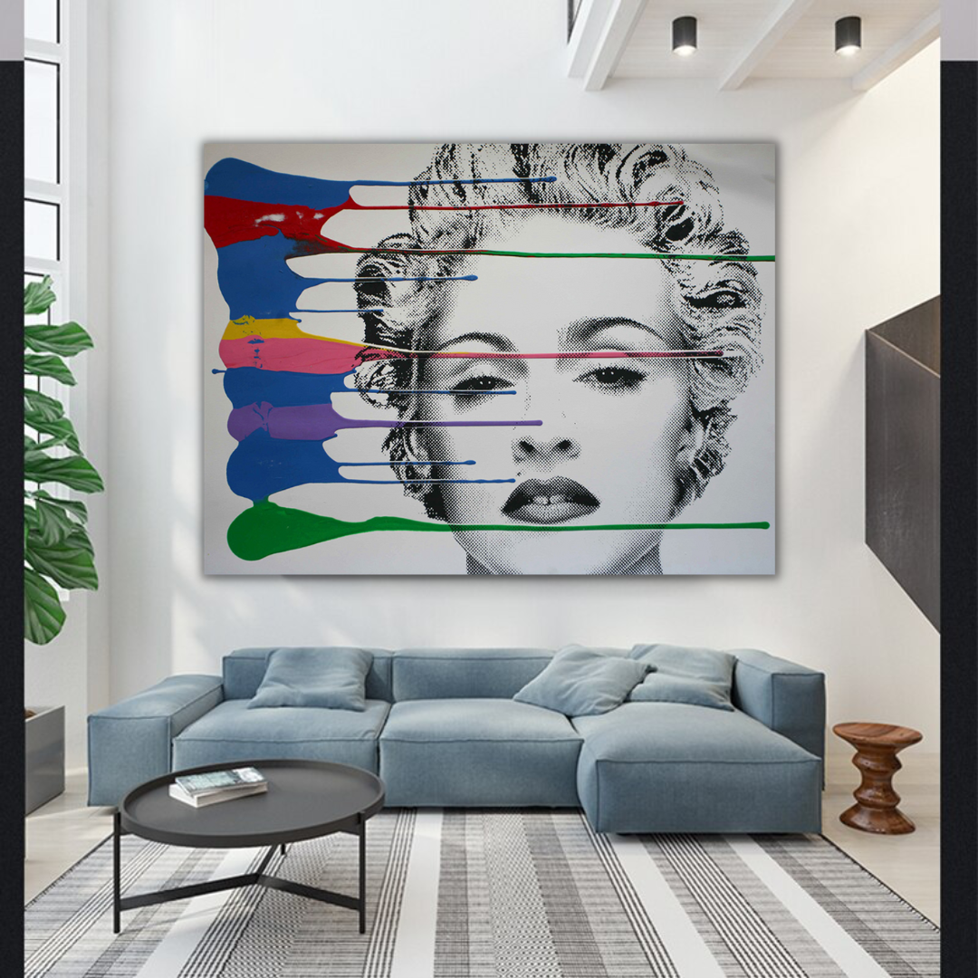 Madonna Poster - Vintage Wall Art Decor for Bedroom, Living Room & Office | Iconic Music Legend Print for Fans & Collectors