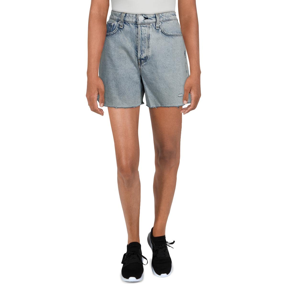 Rag & Bone JEAN Women's Maya High Rise Midi Shorts - Comfortable Denim Shorts for Summer | Casual Wear, Beach Outfits & Street Style Fashion