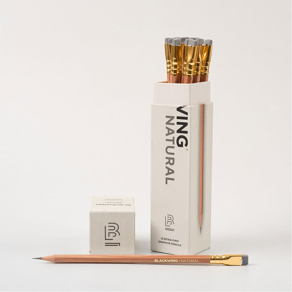 Premium Blackwing Natural Palomino Pencils - Set of 12 High-Quality Graphite Writing & Drawing Pencils for Artists, Writers & Professionals - Perfect for Sketching, Note-Taking & Creative Work