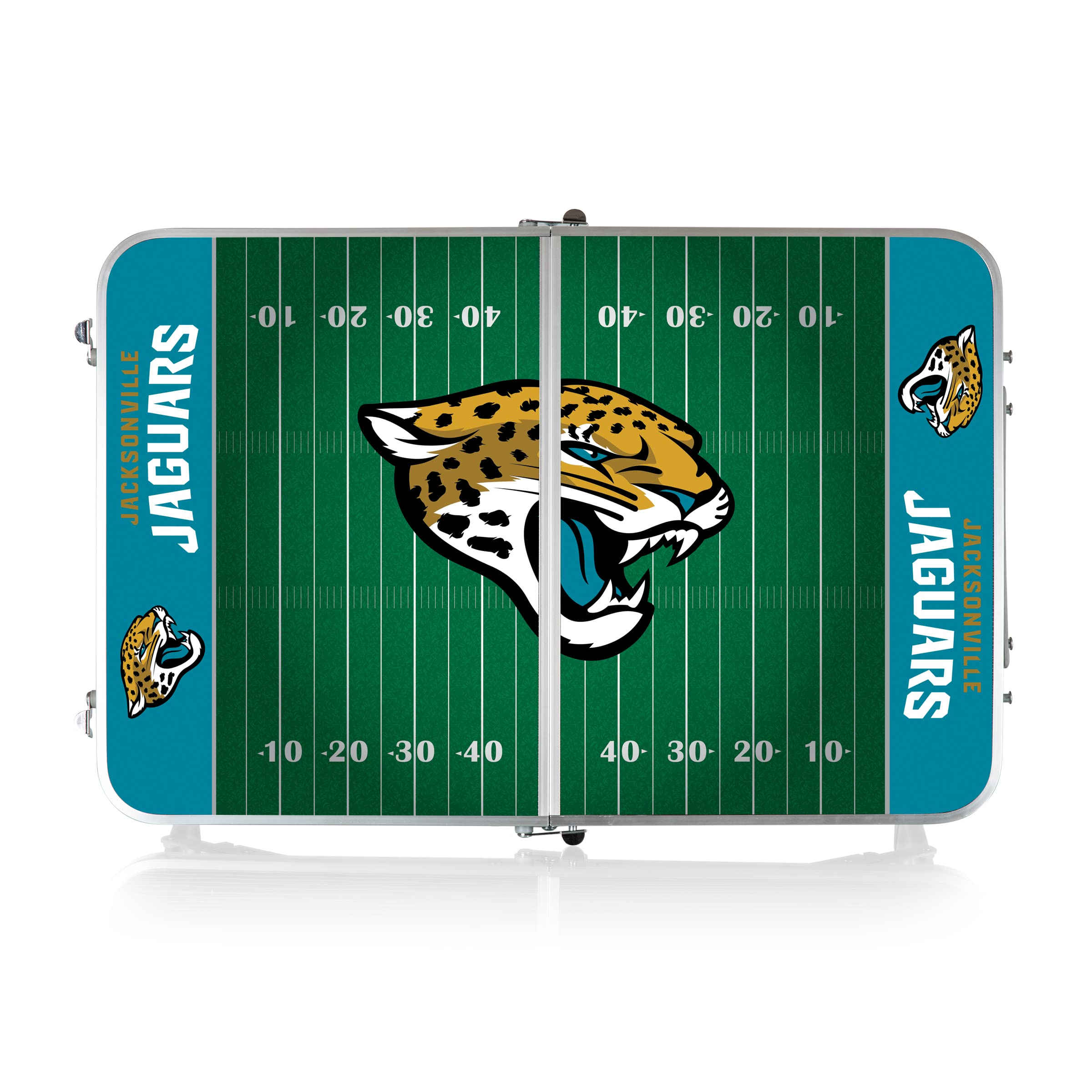 PICNIC TIME NFL Concert Mini Portable Folding Table - Small Lightweight Outdoor Picnic Table for Camping, Tailgating, Beach & Sporting Events