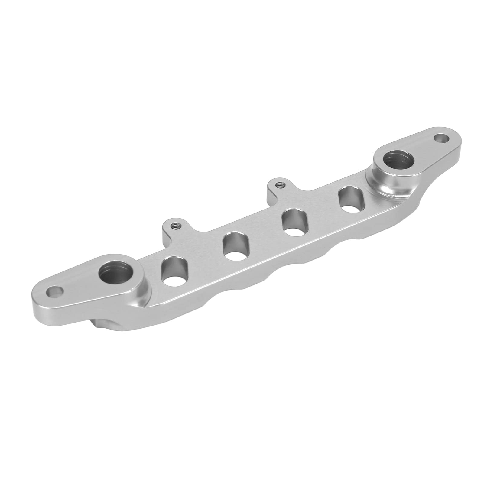 1/6 Scale RC Car Front Body Shell Mount - CNC Machined Aluminum Support Bracket for Crawlers & Trail Trucks (Silver) | Durable Off-Road Accessory for RC Rock Crawling & Trail Adventures