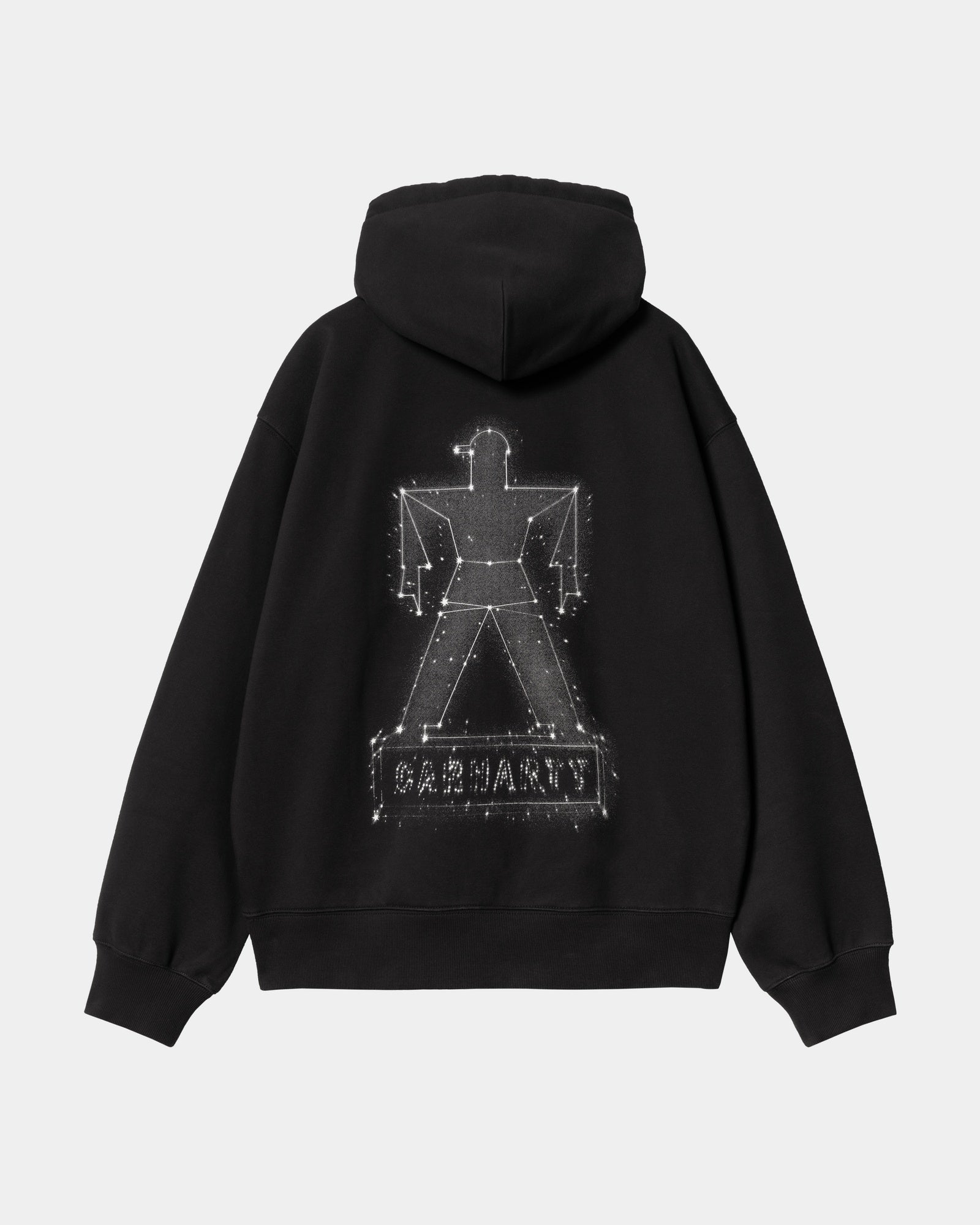 Stylish Hooded Stargazer Sweatshirt for Women & Men - Black & White Color Options | Cozy Pullover for Stargazing, Casual Outfits & Lounge Wear