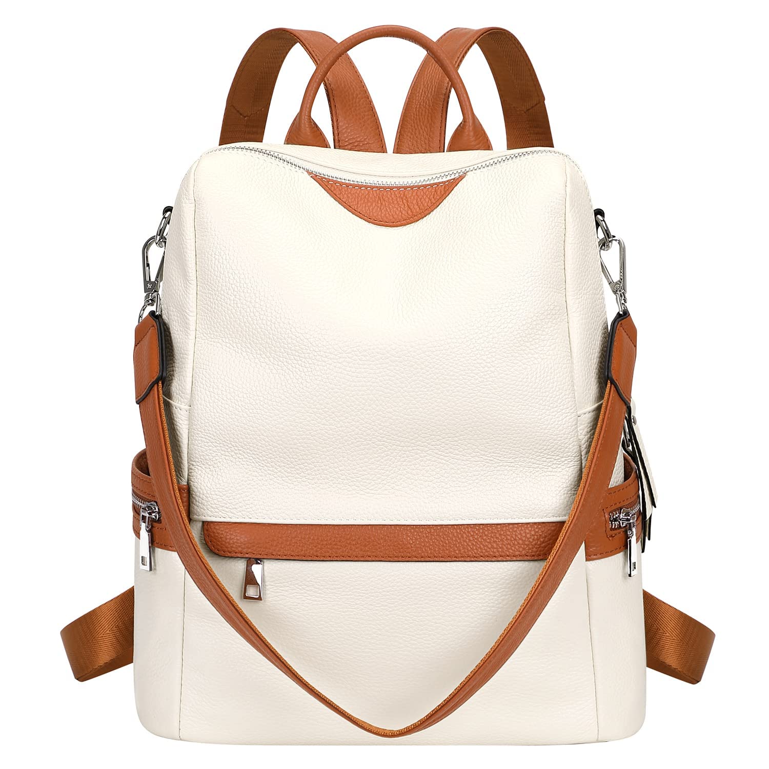 ALTOSY Genuine Leather Backpack for Women - Elegant Ladies Leather Shoulder Bag Purse - Perfect for Work, Travel & College