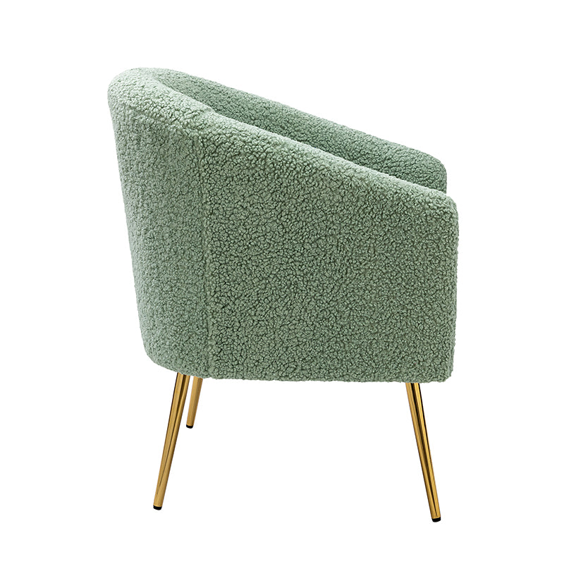 Bari Barrel Armchair - Modern Upholstered Accent Chair for Living Room, Bedroom & Office - Comfortable Lounge Seating with Stylish Design