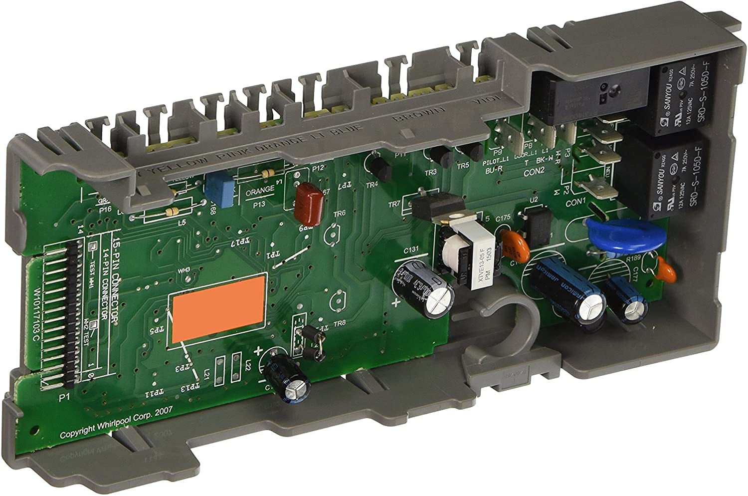 Fast Craft W10285180 Dishwasher Control Board Replacement - Compatible with W10285180, W10130967, W10208673 Models | Perfect for Kitchen Appliance Repairs & DIY Fixes