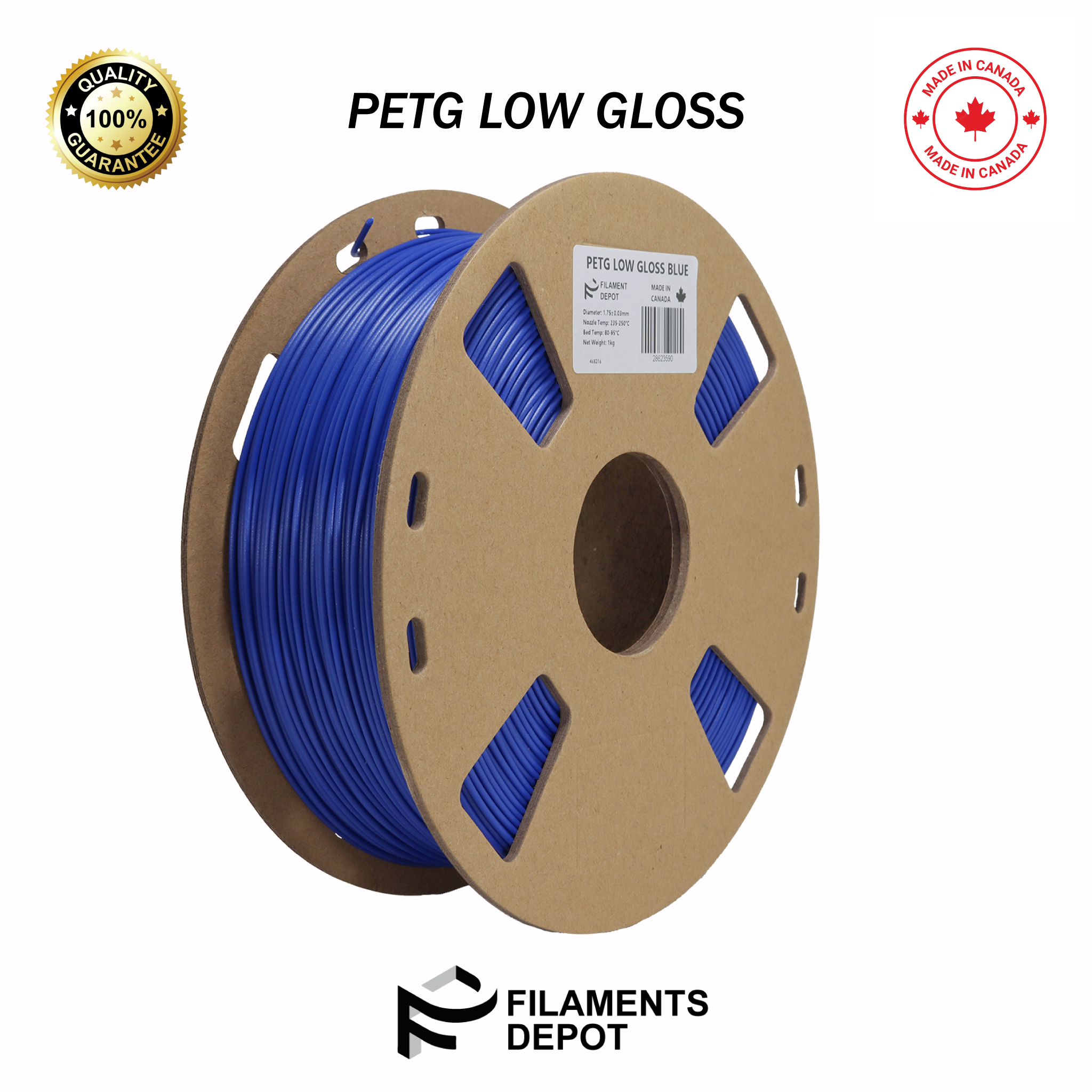 Premium Low Gloss PETG Filament for 3D Printing - High Strength, Smooth Finish | Ideal for Functional Prototypes, DIY Projects & Industrial Applications