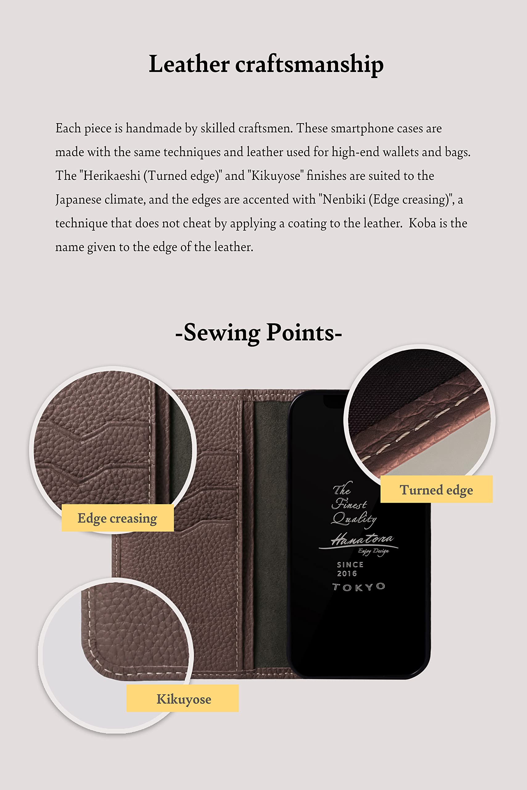 Premium Genuine Leather Flip Case for iPhone 13 Pro with Card Holder - Japanese Style Luxury Phone Cover (Yellow) | Slim Protective Wallet Case for Everyday Use & Travel