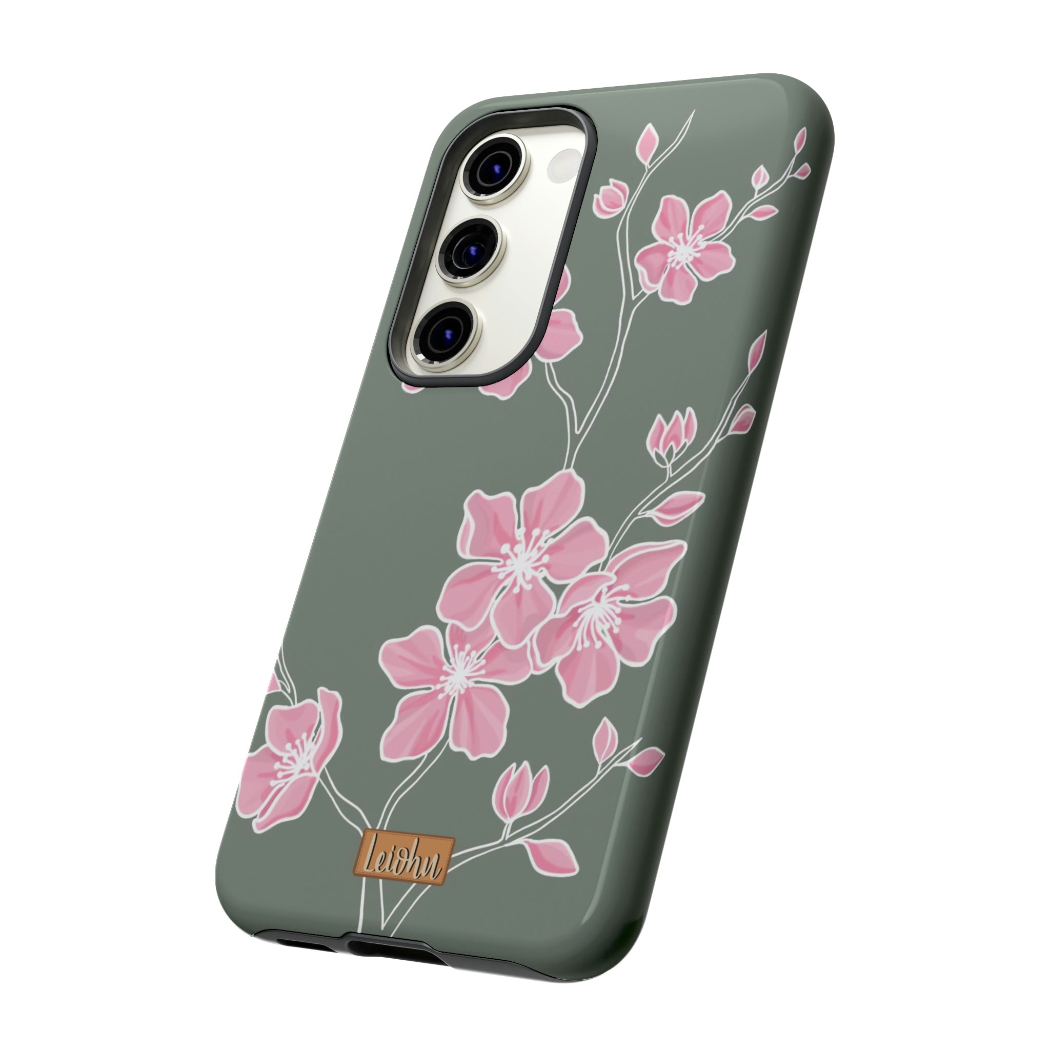 Samsung Galaxy Phone Case with Cherry Blossom Design - Slim Protective Cover for Samsung Galaxy S23/S22/S21 - Perfect for Spring Outfits & Everyday Use