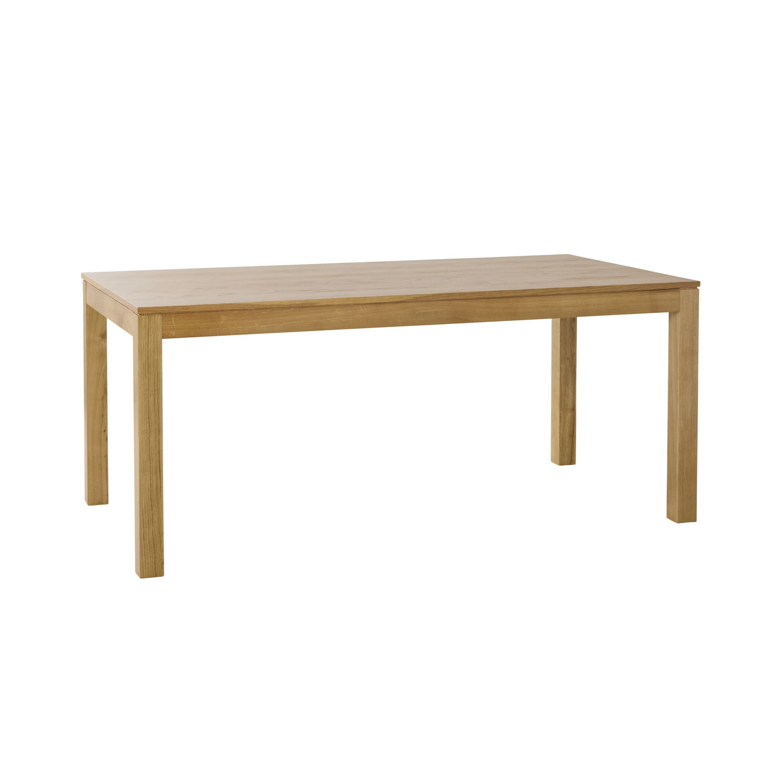 Avalon 180cm Light Oak Dining Table - Modern Scandinavian Style Wooden Table for Kitchen, Dining Room & Small Spaces