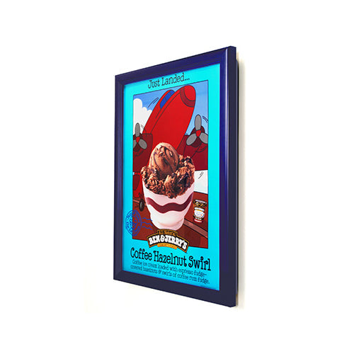 15x22 Inch Wooden Poster Frame - Premium Swing Frame for Wall Display - Perfect for Home Decor, Art Galleries, and Office Spaces