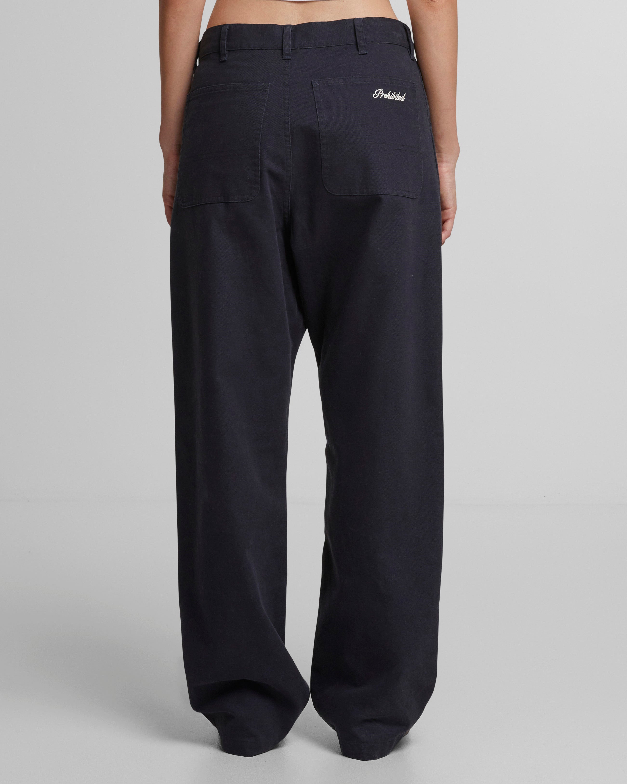 East Ham Men's Carpenter Work Pants - Durable Navy Blue Utility Pants for Construction, Woodworking & Outdoor Workwear | Heavy Duty Workwear for Carpenters, Handymen & DIY Projects