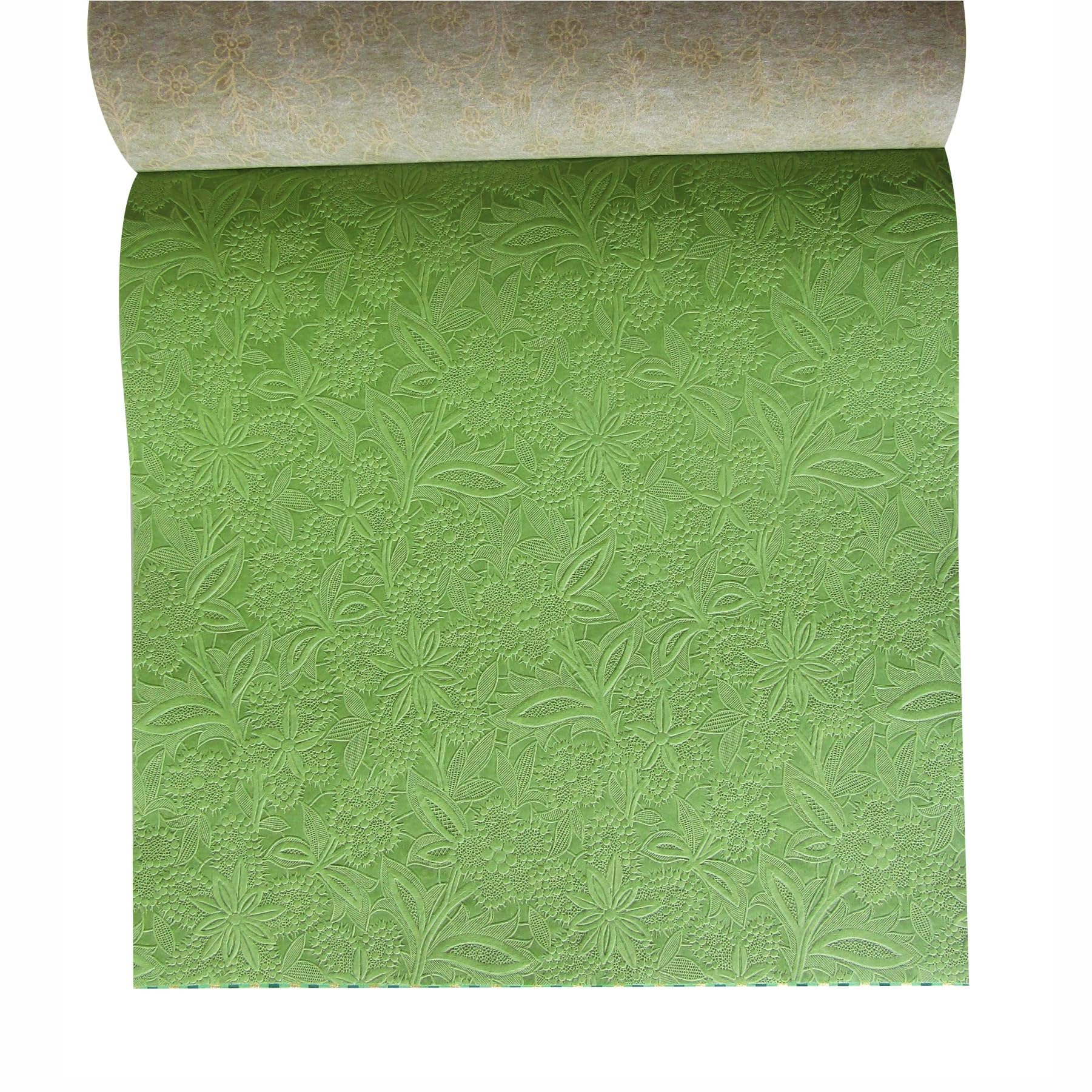 Shades of Green Handmade Scrapbook Paper 12x12 Inch Pad - 24 Sheets (12 Unique Designs) for DIY Crafts, Scrapbooking & Card Making | Premium Quality Acid-Free Paper