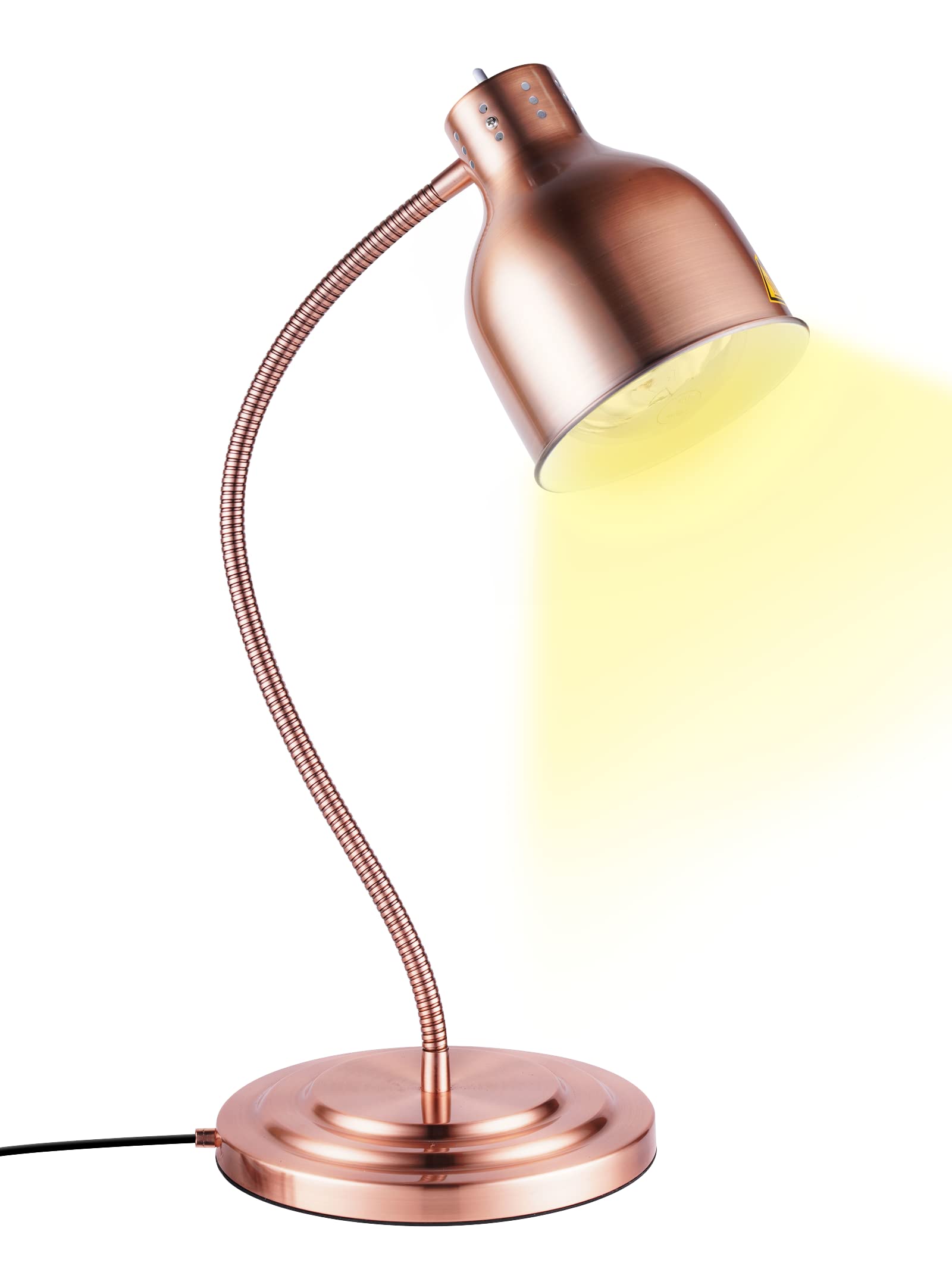 Infrared Food Warmer Lamp - Commercial Restaurant Heat Lamp with Adjustable Stand for Buffet, Catering & Food Warming - Perfect for Keeping Meals Hot in Cafeterias, Banquets and Outdoor Events