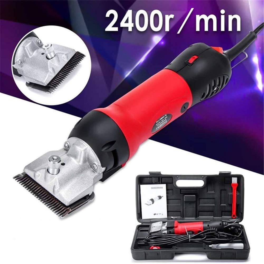 Professional 450W Heavy Duty Electric Horse Hair Clipper - 6 Speed Adjustable Low Vibration Pet Grooming Trimmer for Horses, Dogs & Livestock | Portable Equine Shears for Home, Farm & Show Grooming