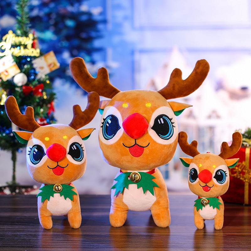 Giant Reindeer Plush Stuffed Animal - Soft & Cuddly Large Christmas Reindeer Toy for Kids, Holiday Decor, Xmas Gift | Perfect for Nursery, Bedroom, Christmas Tree Decoration & Cozy Gift Giving