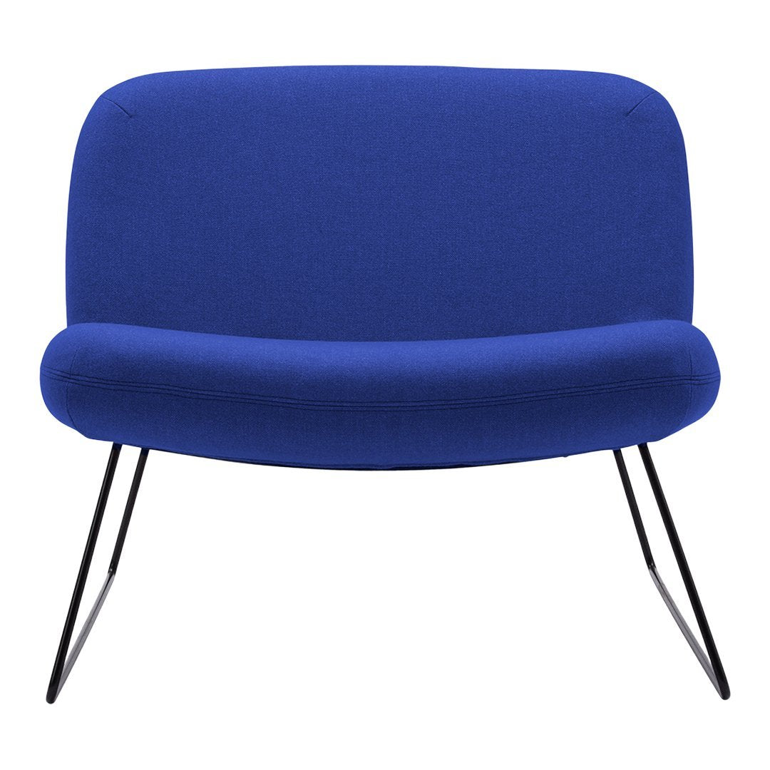 Busk Hertzog Java Chair - Modern Lounge Chairs with Softline Comfort for Living Room, Patio & Office Relaxation