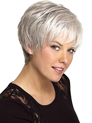 Gabor Wigs Short Classic Boy Cut Tapered Layering Synthetic Wig - Renew Wig Color G29 Cayenne Mist, Capless Flexlite Design with MaxWigs Hairloss Booklet | Perfect for Daily Wear, Cosplay & Hair Loss Solutions