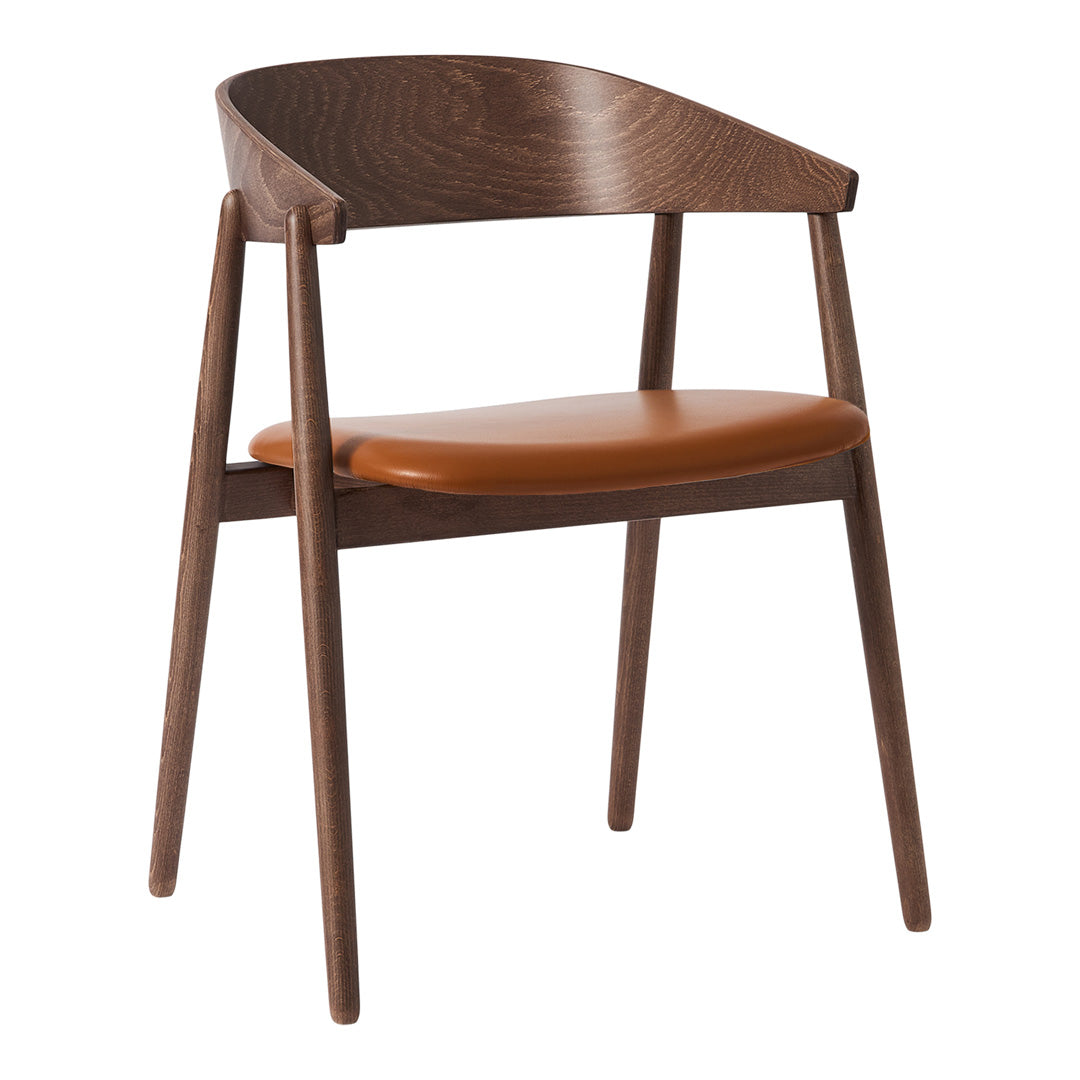 Premium AC2 Armchair with Genuine Leather Seat - Modern Living Room & Office Chair for Comfort & Style