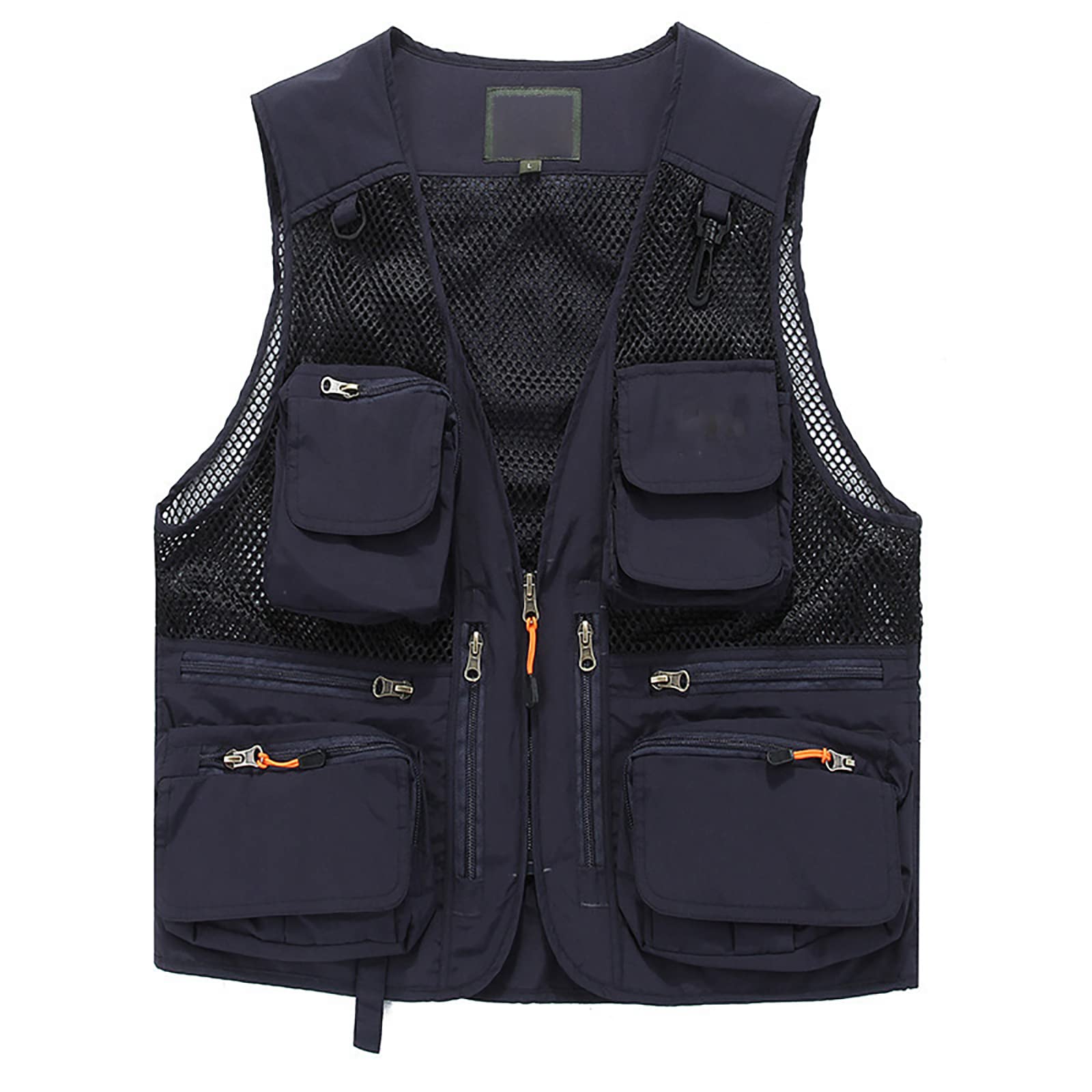 Breathable Mesh Fishing Vest with Large Pockets - Lightweight Fly Fishing Gear for Men & Women, Outdoor Photography Jacket for Camping, Hunting, Hiking - Summer Waistcoat (Blue, Medium) - Perfect for Warm Weather Fishing Trips and Outdoor Adventures