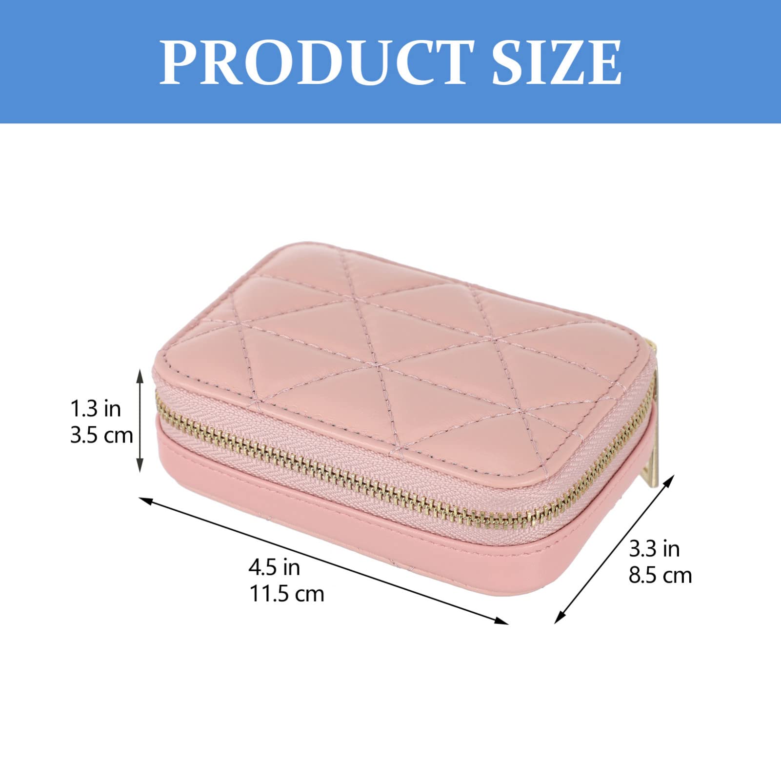 FOMIYES Portable Makeup Organizer with Mirror - Travel Cosmetic Case for Women, Jewelry Storage Box, Lipstick Holder & Toiletry Bag | Perfect for Travel, Home Vanity & Daily Makeup Organization