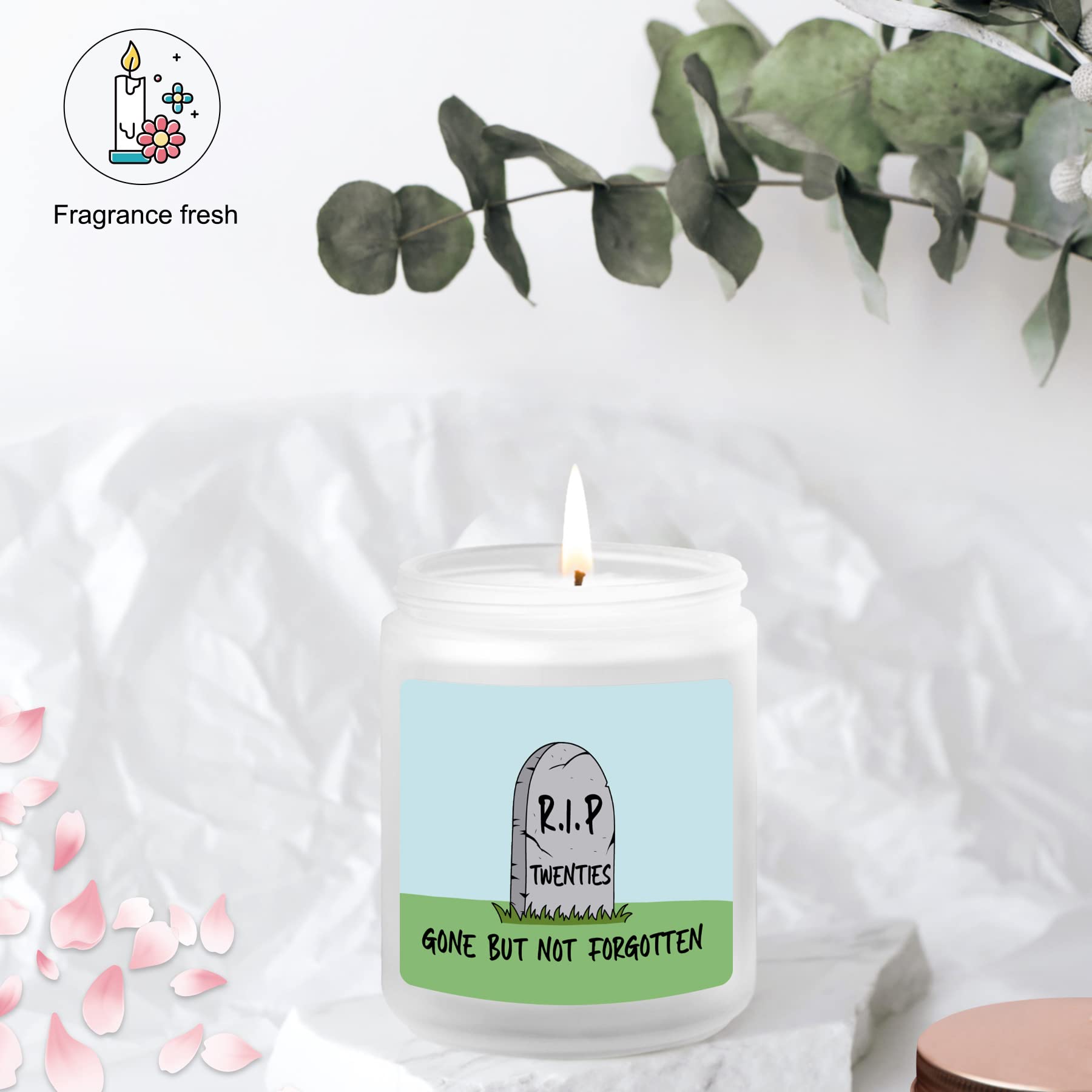 Unique 30th Birthday Gifts for Her & Him - Funny Lavender Scented Candles for Turning 30 Year Old Best Friend, Girlfriend, Boyfriend, Women, Men - Perfect for Relaxation, Home Decor & Special Celebrations