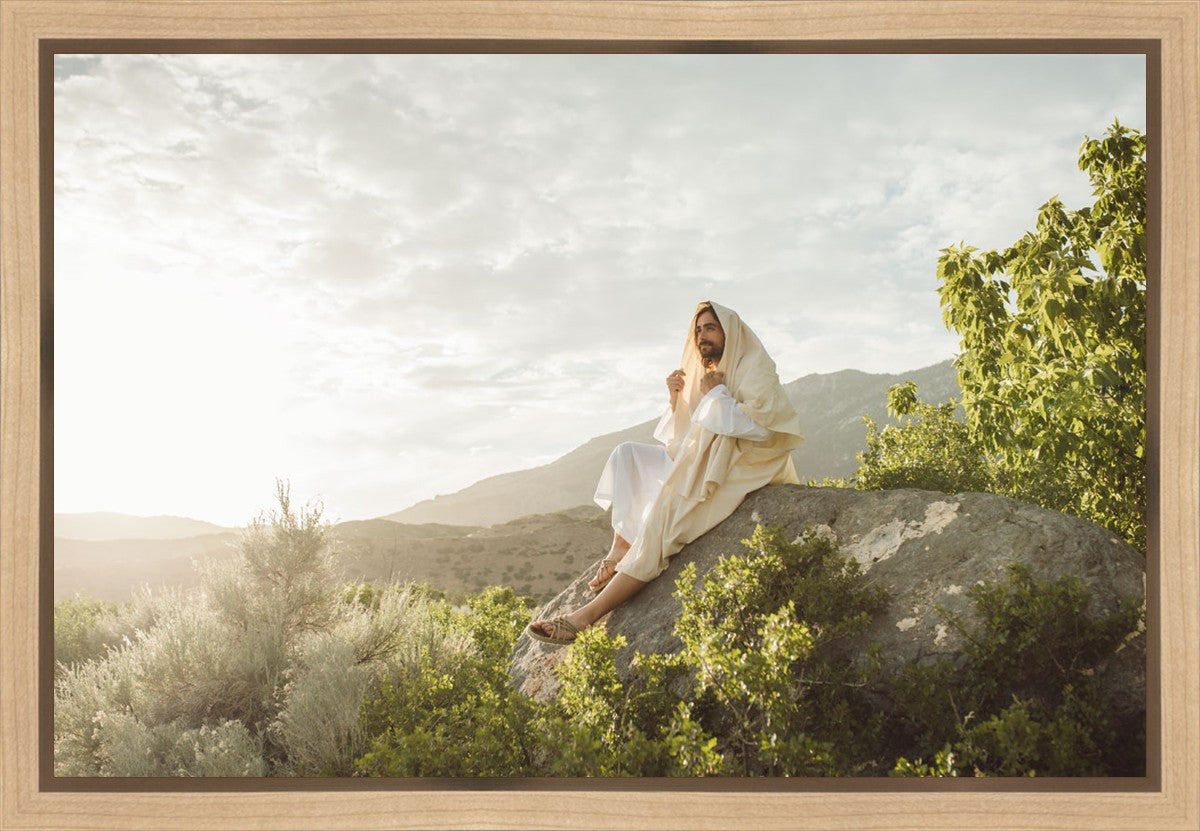 His Only Son Gallery Wrap Canvas - Premium Christian Wall Art for Home Decor, Church & Office - Perfect for Religious Gifts & Inspirational Spaces