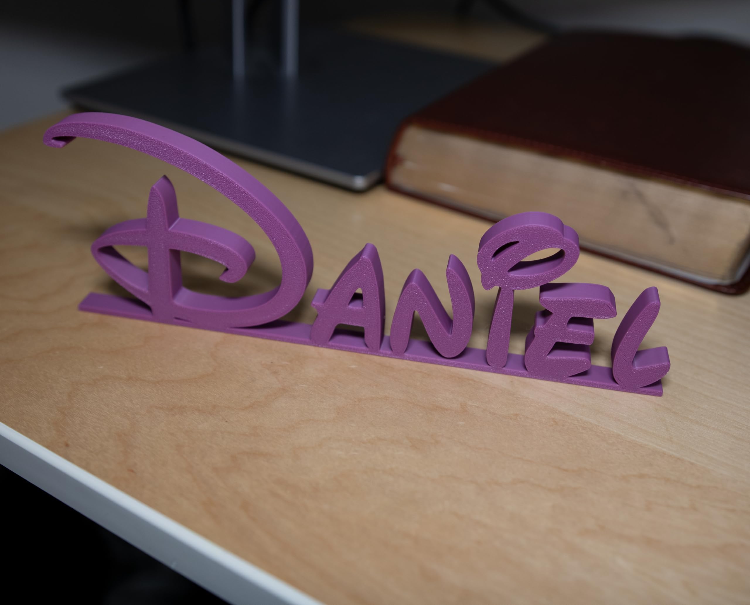 Personalized Name Plate - Custom Desk Sign for Teachers & Professionals | Engraved Name Plaque, Standing Desk Nameplate | Perfect Gift for Birthdays, Retirement & Office Decor