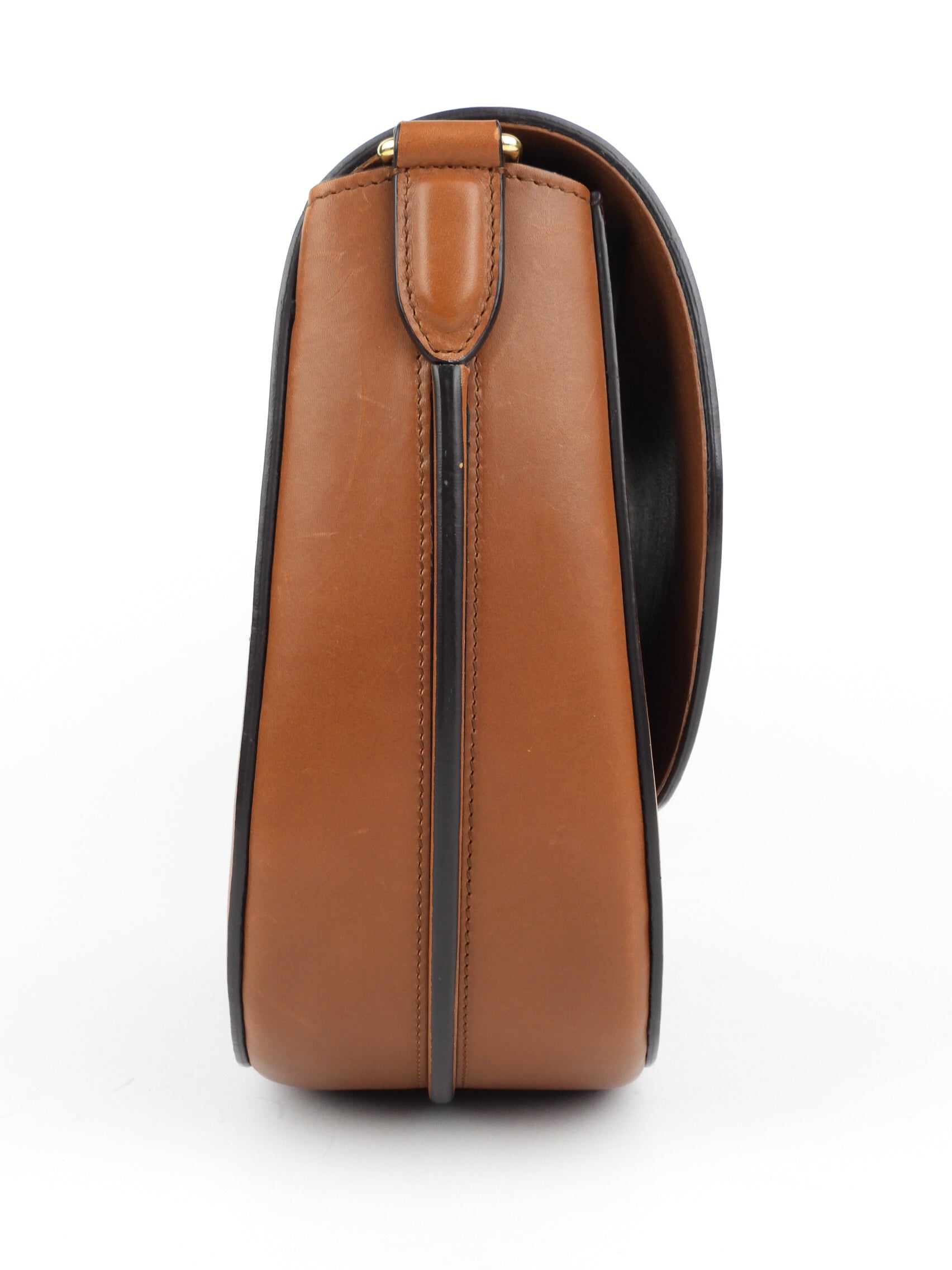 Celine Brown Smooth Leather Medium Trotteur Crossbody Shoulder Bag for Women | Luxury Designer Handbag | Perfect for Work, Travel & Evening Out