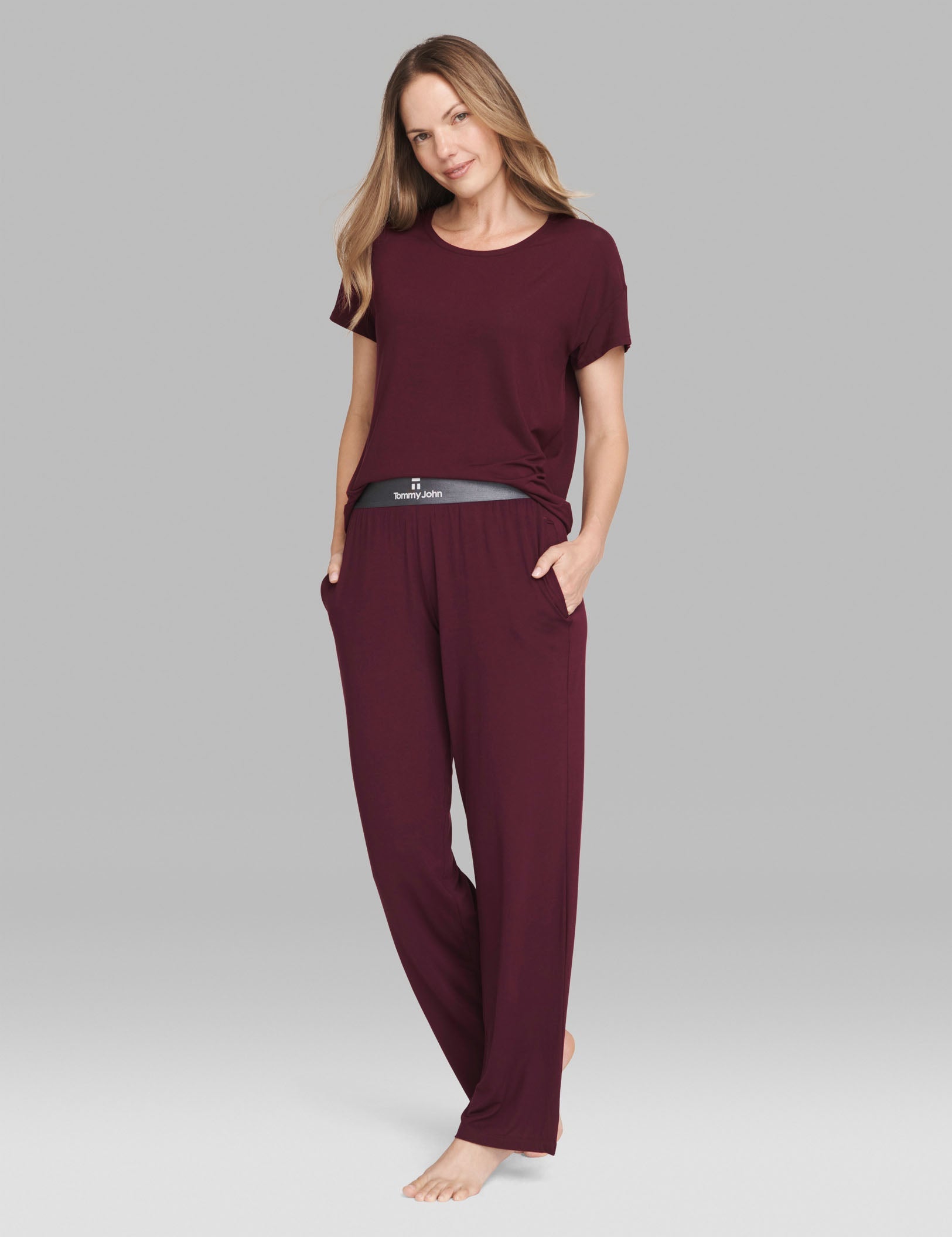Women's Ultra Soft Second Skin Sleep Pants - Comfortable & Breathable Nightwear for Relaxing at Home, Lounging & Sleeping