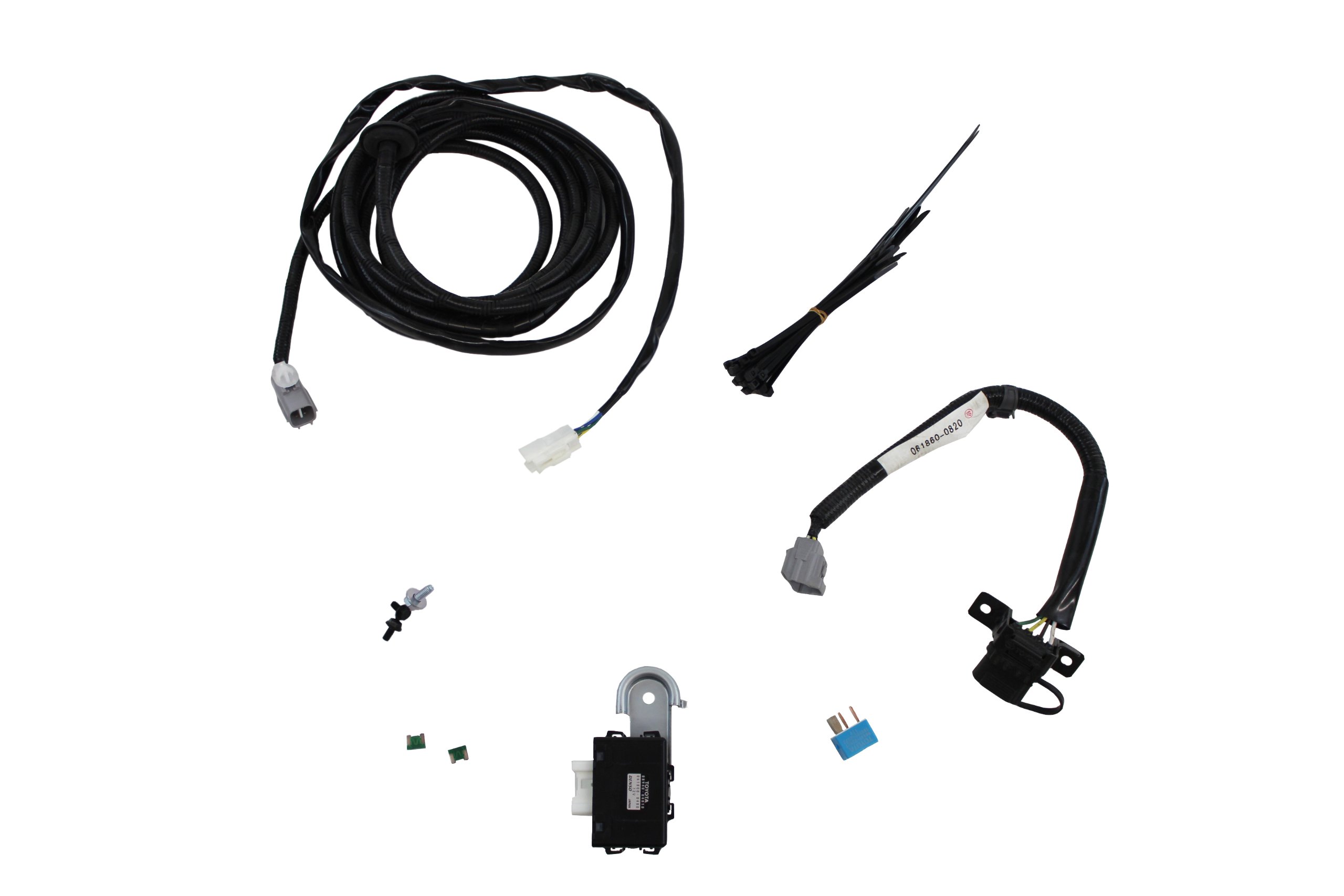 Heavy Duty Towing Wire Harness Kit - 7 Way RV Trailer Connector with Weatherproof Cover - Perfect for Trucks, SUVs, and Trailers - Ideal for Camping, Road Trips, and Hauling Equipment