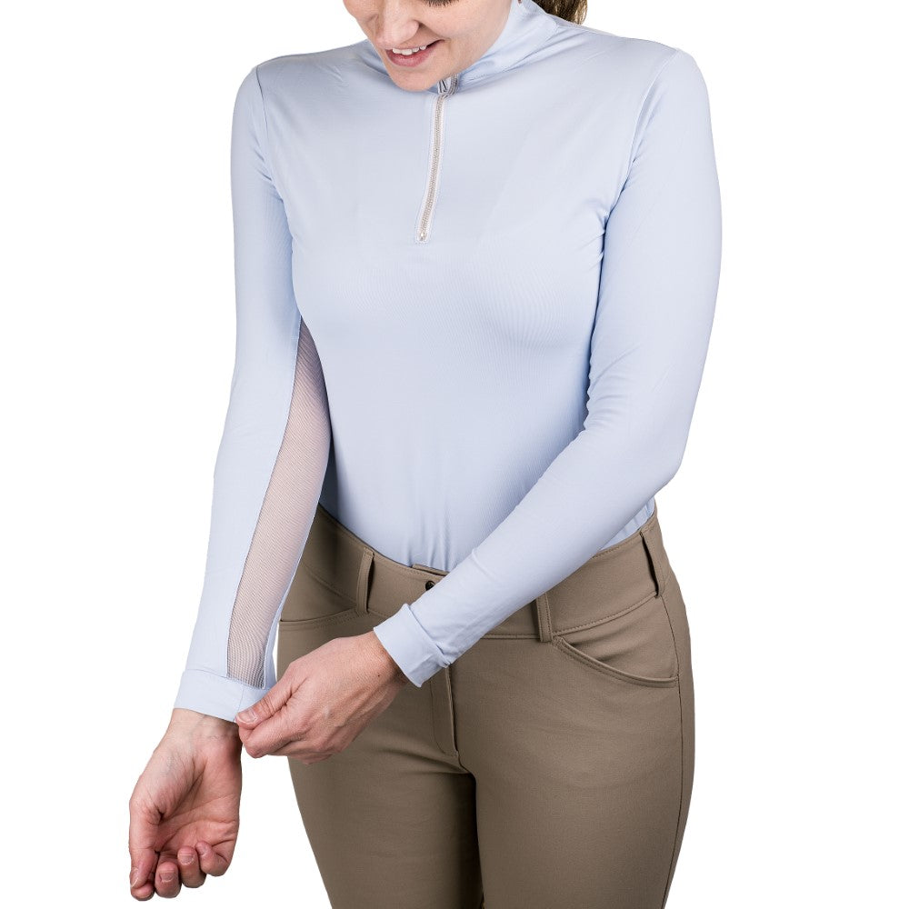 The Tailored Sportsman Women's ICEFIL Long Sleeve Sun Shirt - UPF 50+ UV Protection Fishing & Outdoor Shirt for Hiking, Boating, and Beach Activities