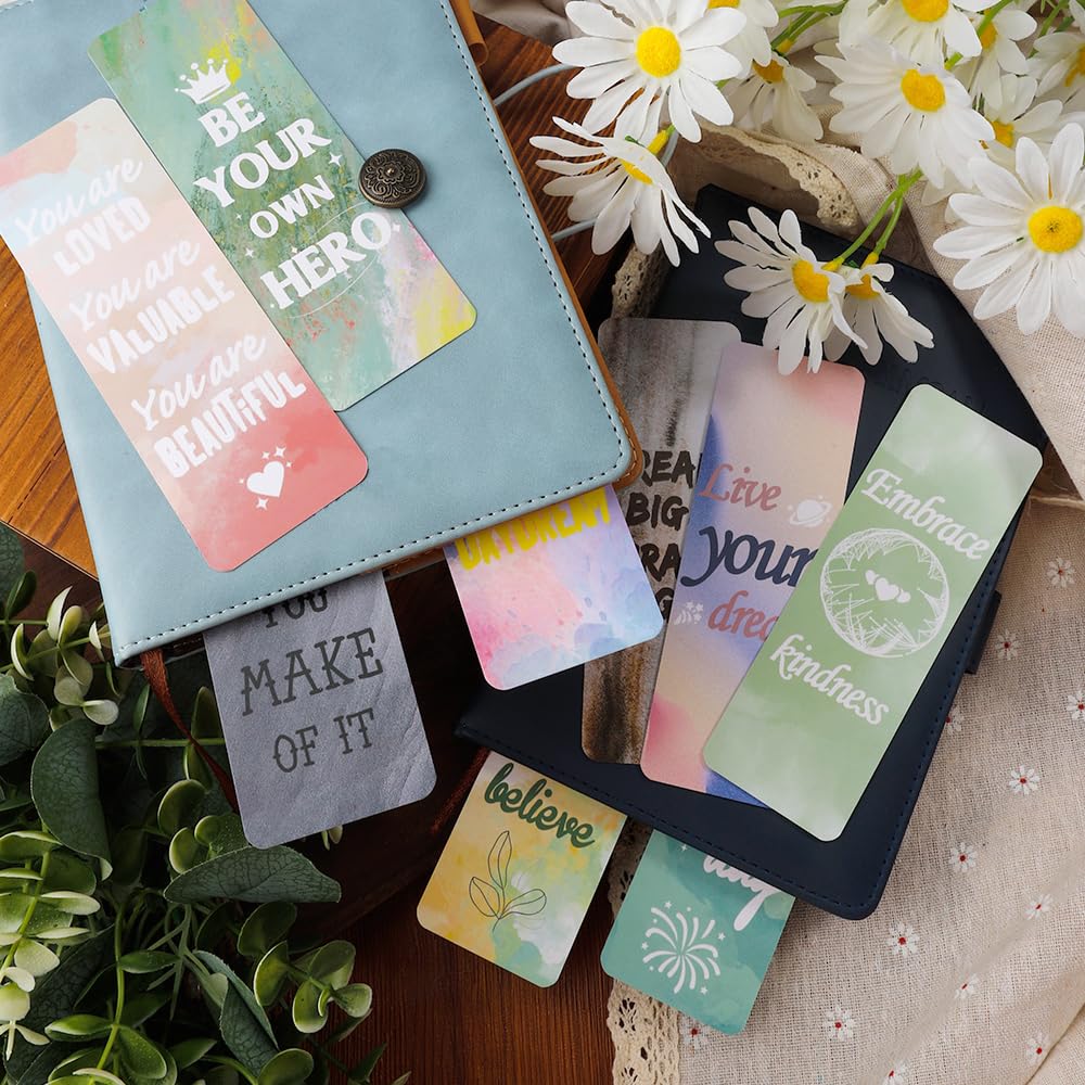 30 PCS Cute Paper Bookmarks for Women, Men & Kids - Bulk Reading Book Markers for Book Lovers - Perfect for Gifts, School, Libraries & Book Clubs
