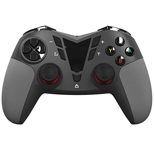VANJUNN Pro Controller for Nintendo Switch OLED, Switch 2017 & Switch Lite - Wireless Gamepad with 6-Axis Gyro, Turbo, Dual Vibration & Wake-up Function - Perfect for Gaming, Travel & Family Entertainment